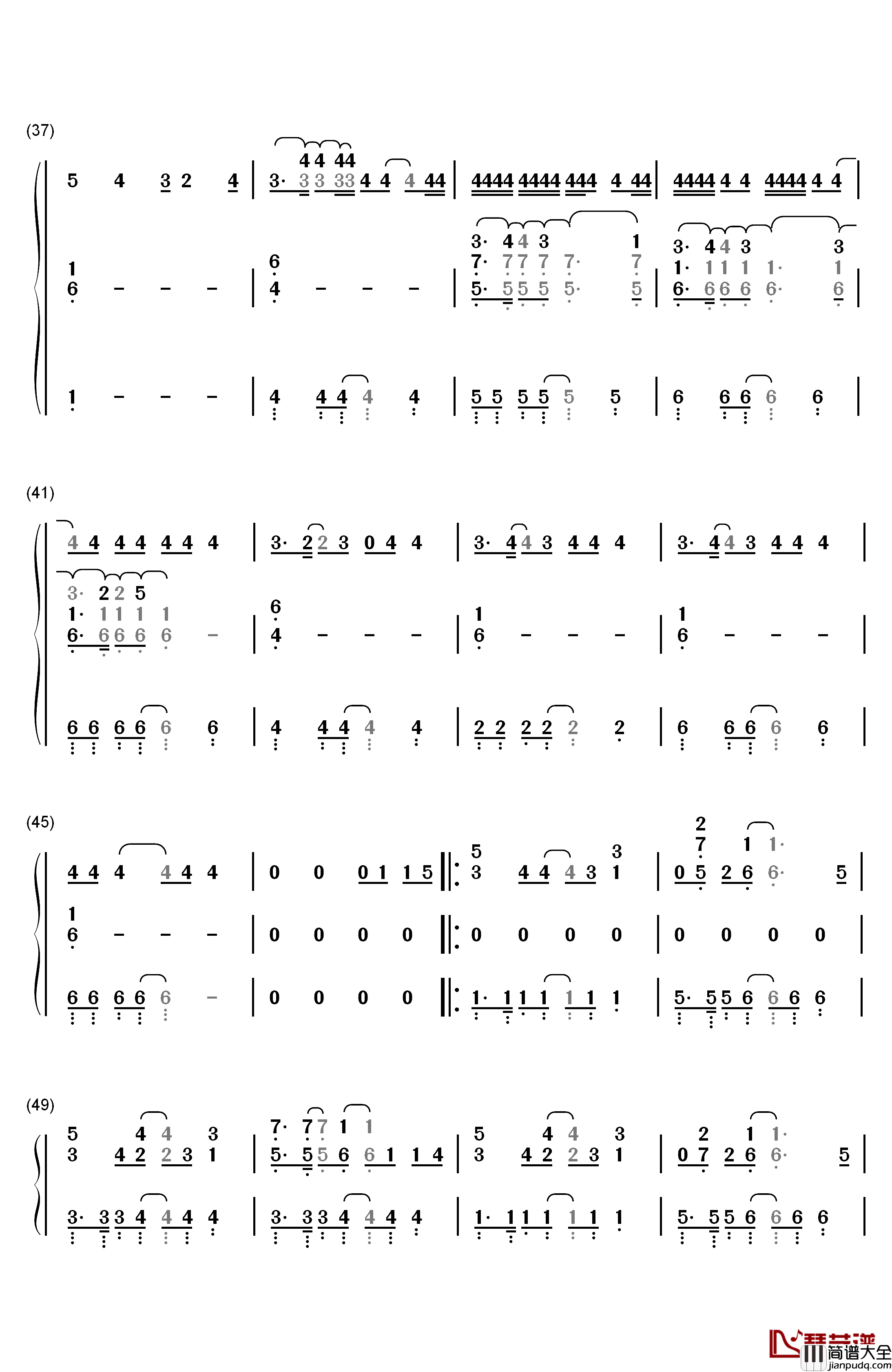 Your_Love_Is_My_Drug钢琴简谱_数字双手_Kesha