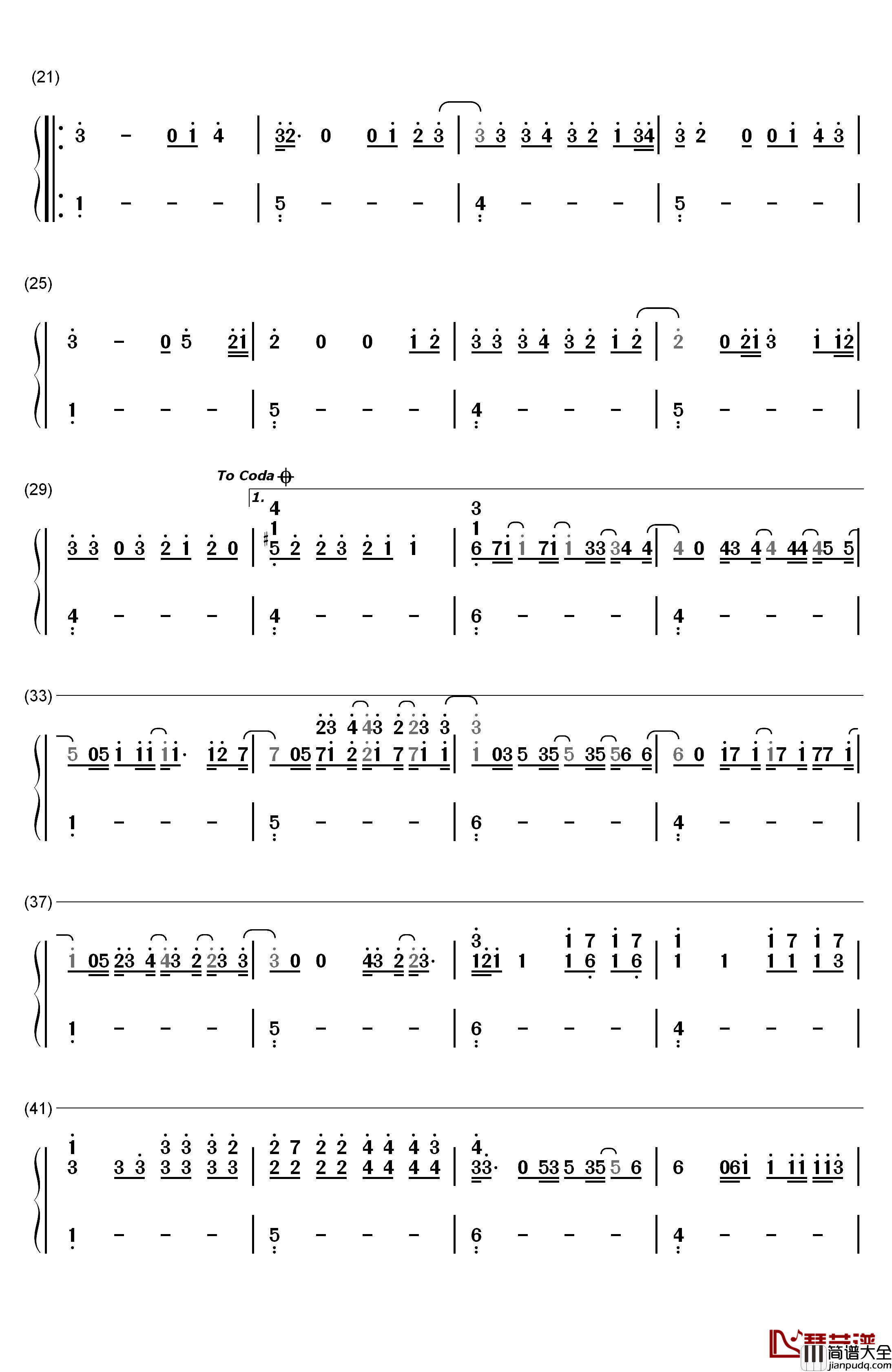 Imagination钢琴简谱_数字双手_Shawn_Mendes