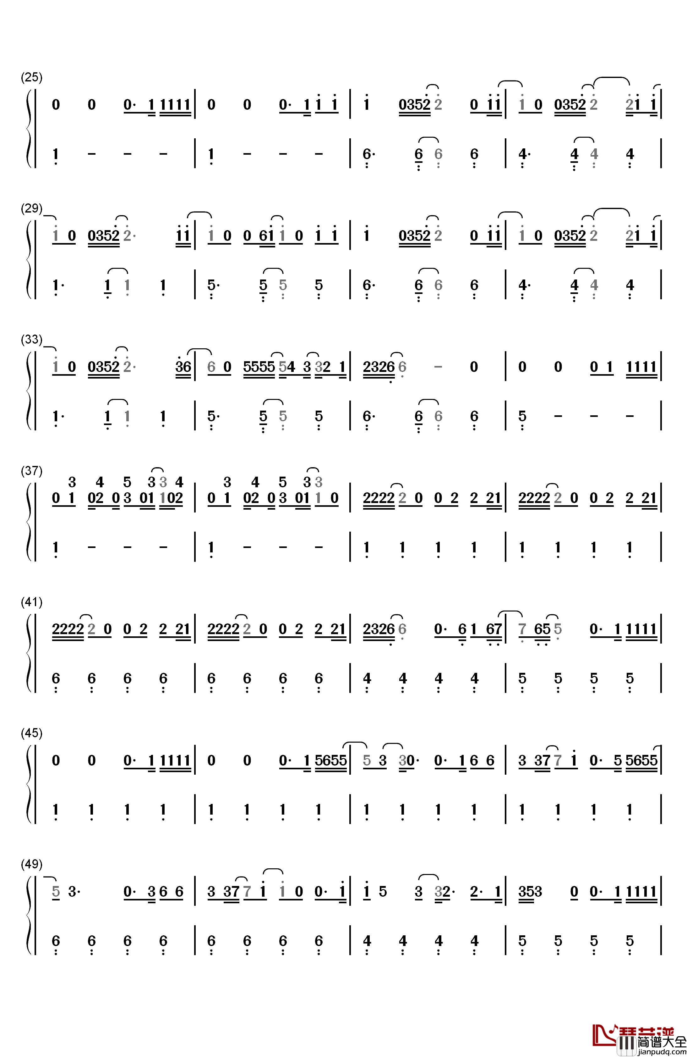 Still Falling For You钢琴简谱_数字双手_Ellie_Goulding