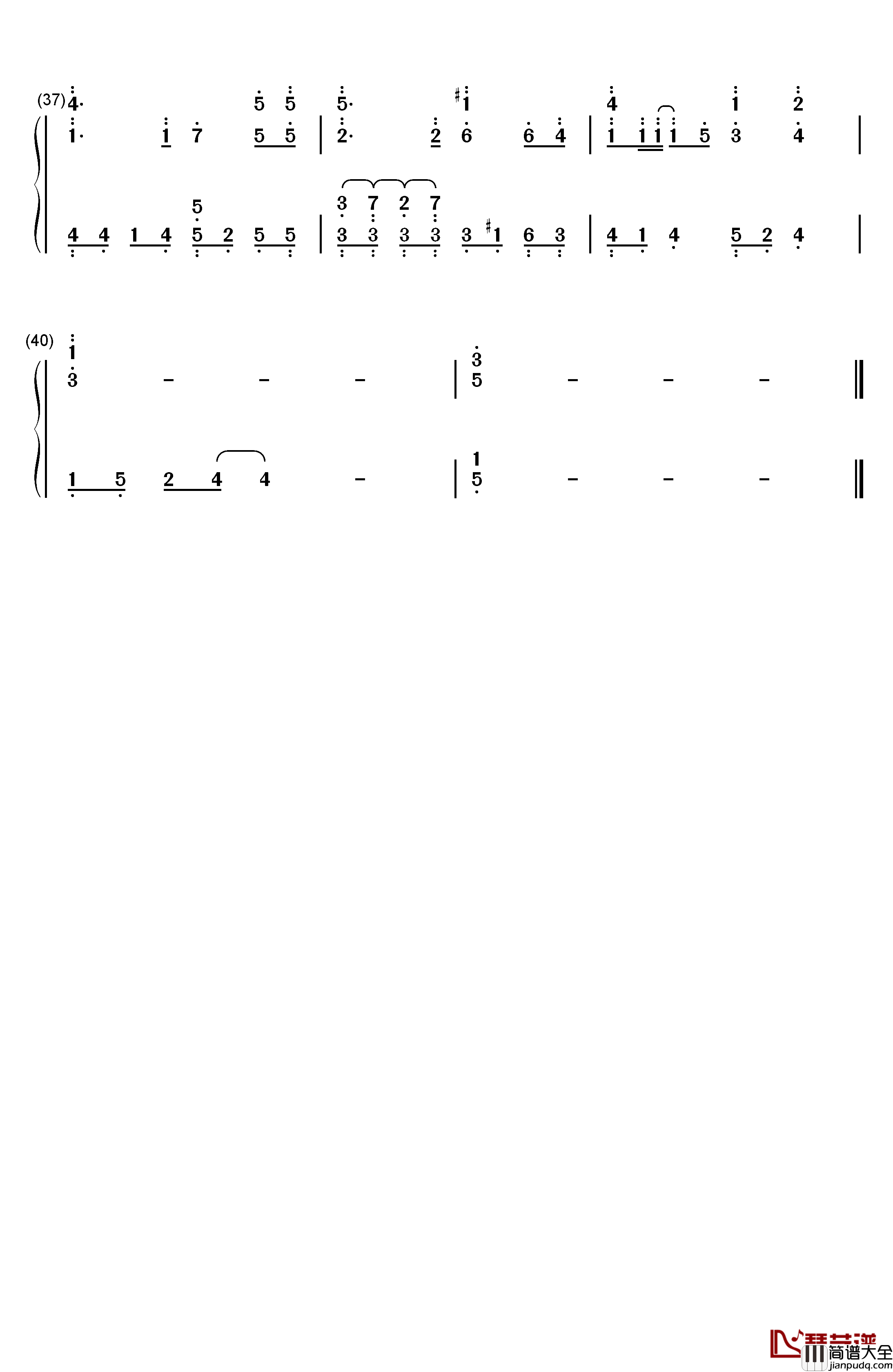 拾忆钢琴简谱_数字双手_张翰
