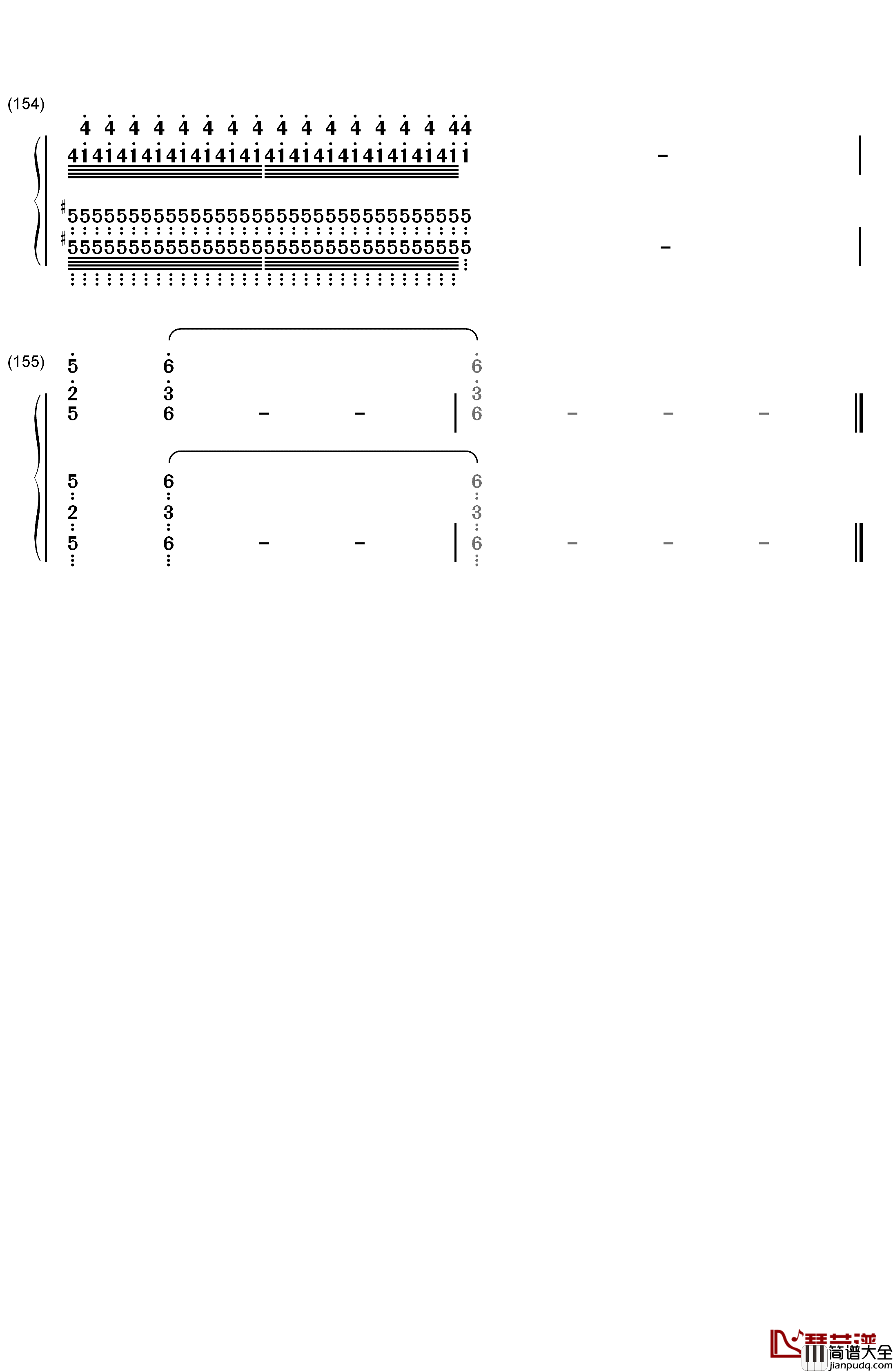 风之旅钢琴简谱_数字双手_西村由纪江