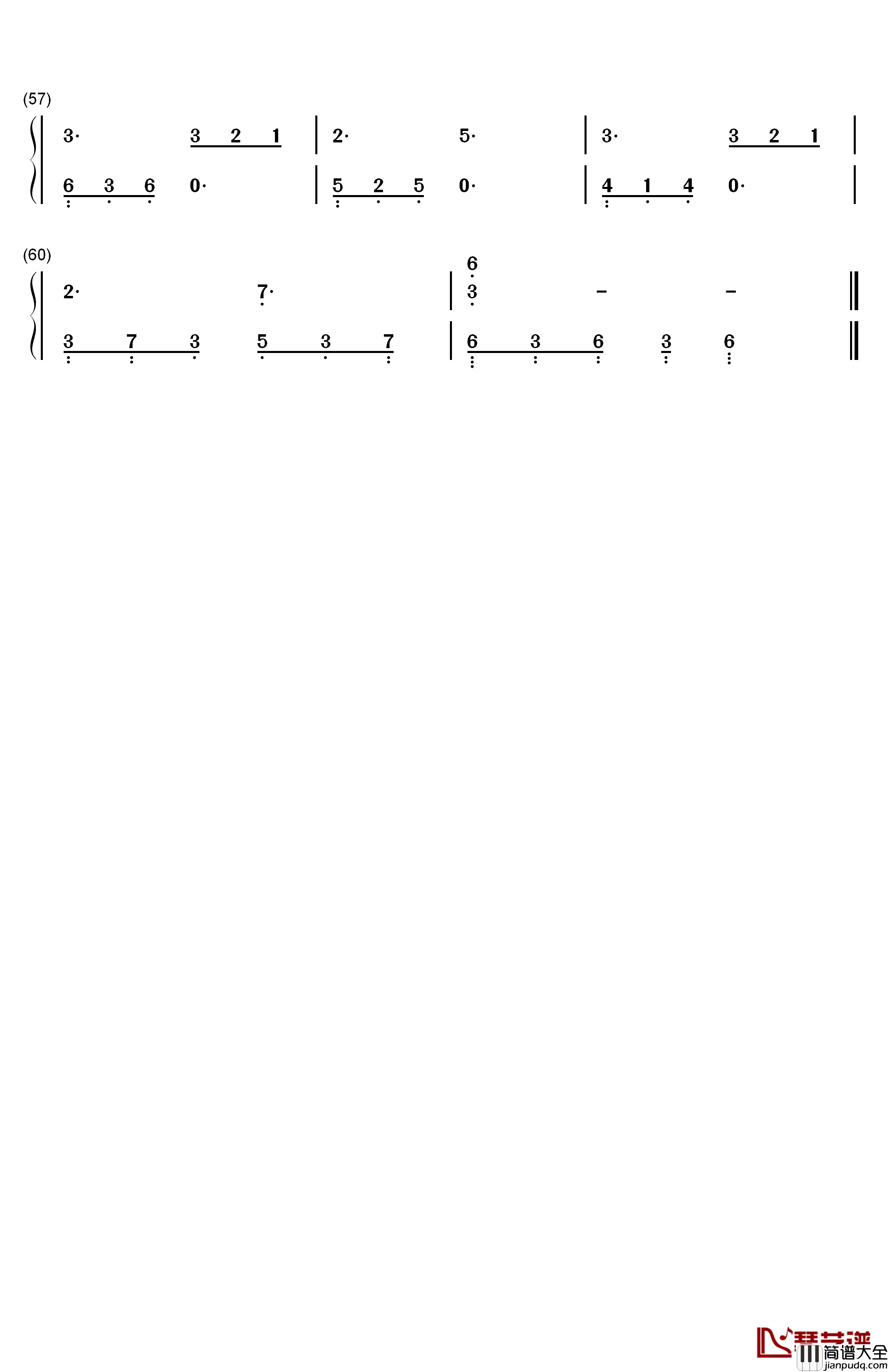 遗忘之前钢琴简谱_数字双手_徐佳莹