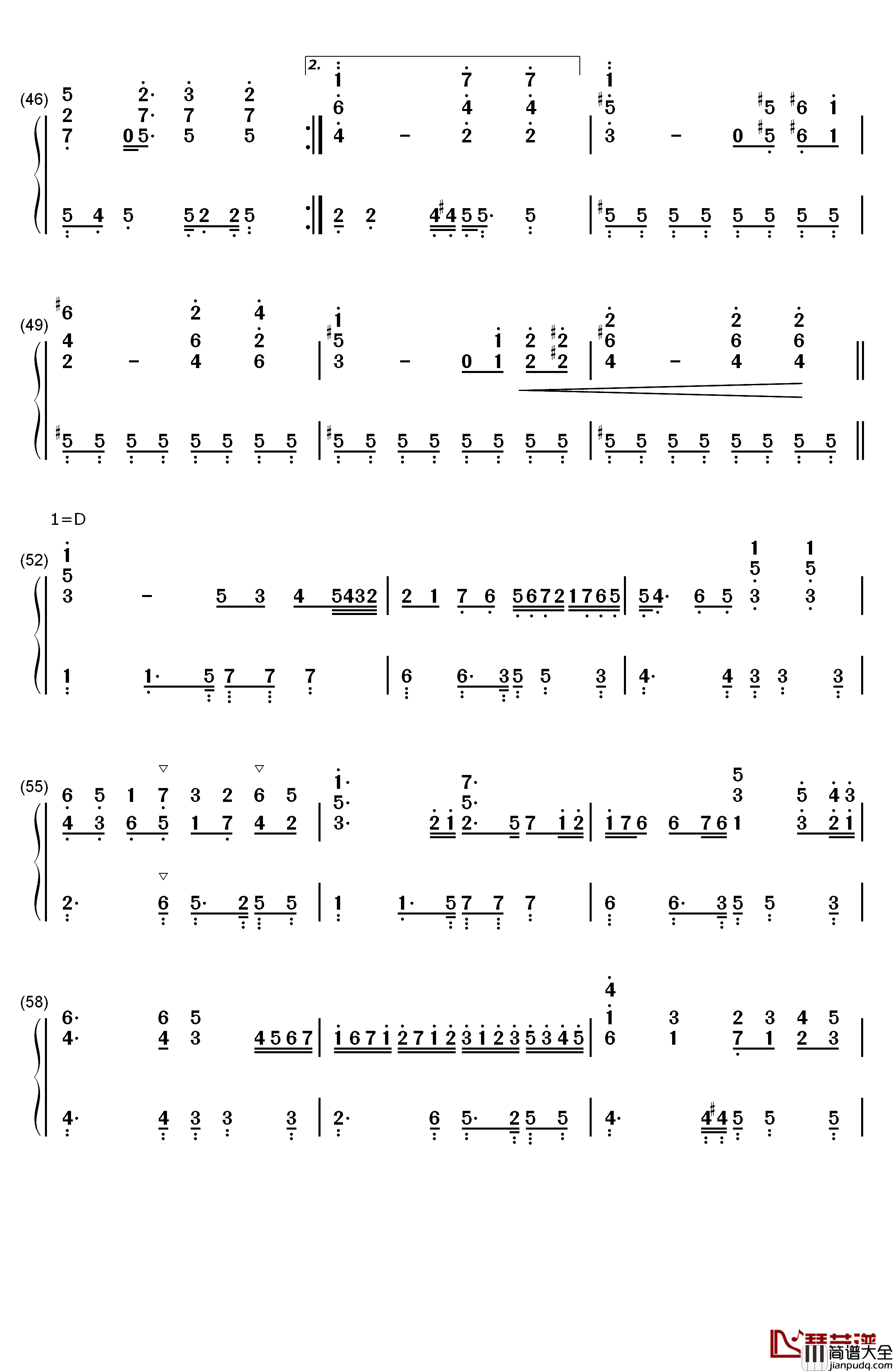 Endless_Rain钢琴简谱_数字双手_X_JAPAN
