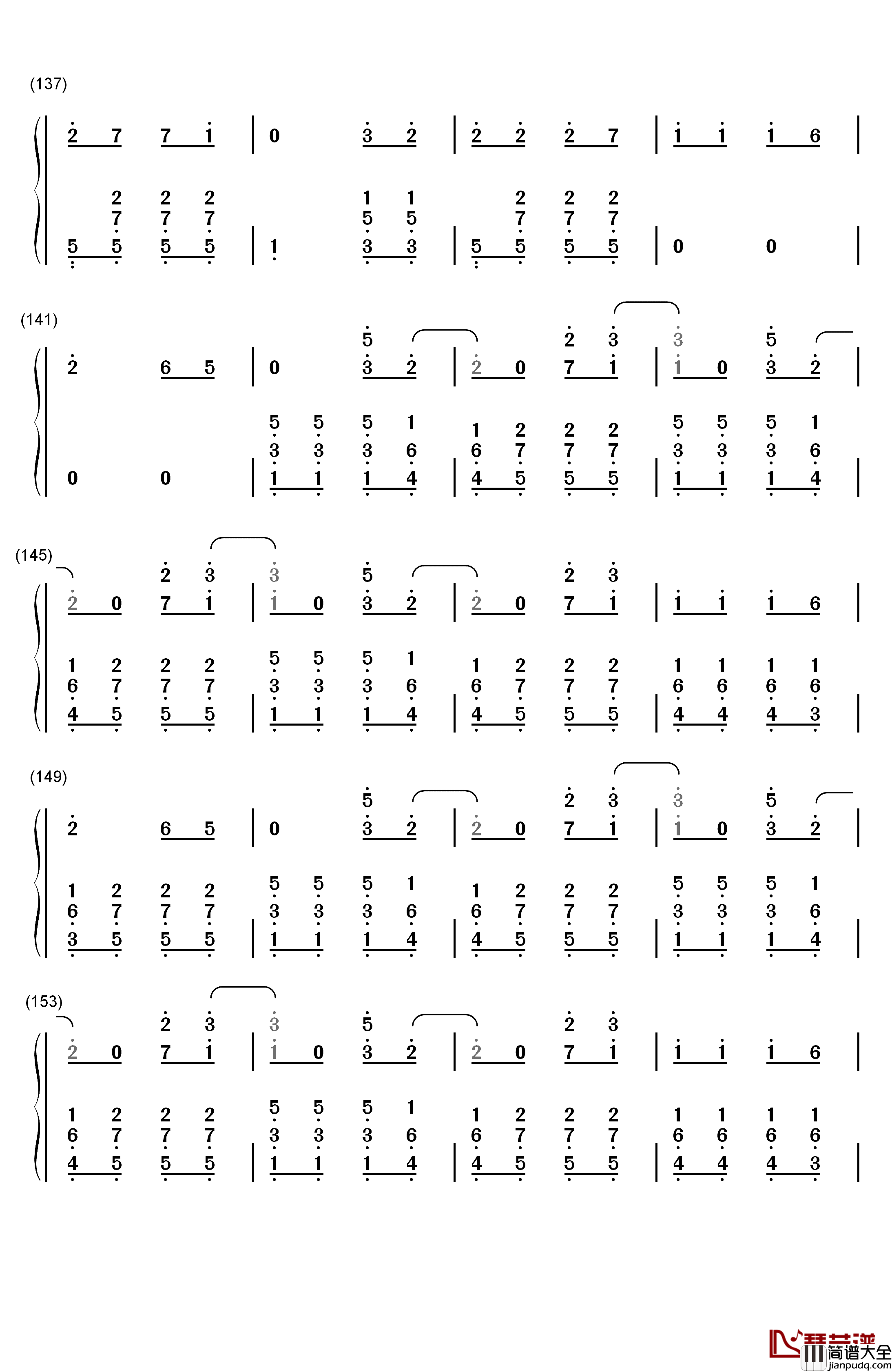 Youngblood钢琴简谱_数字双手_Green_Day
