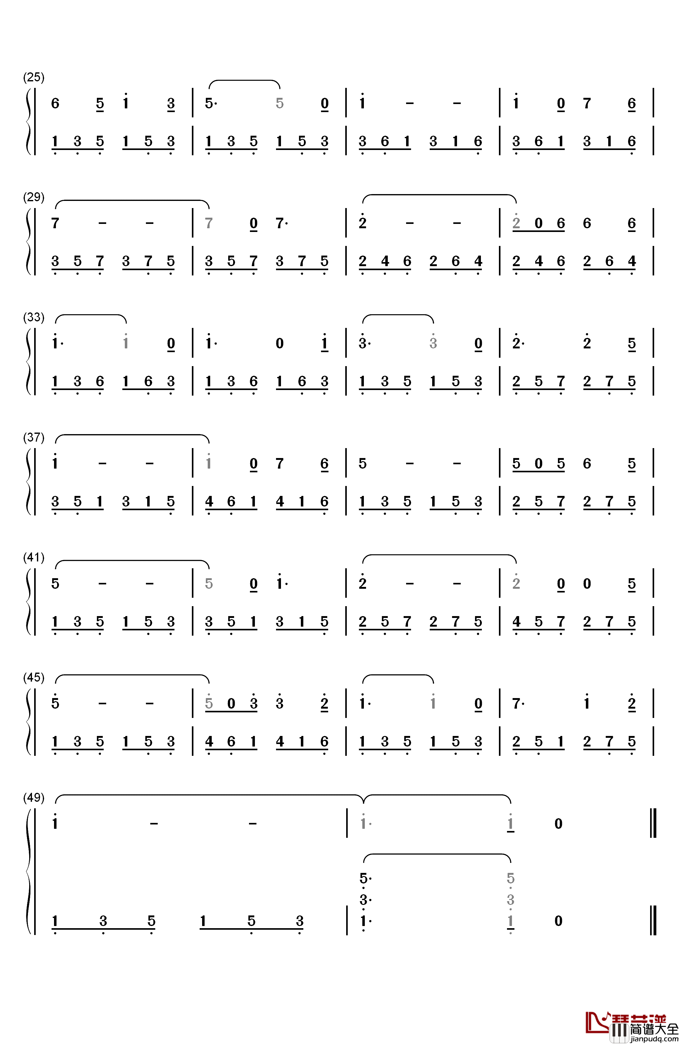 O_Holy_Night钢琴简谱_数字双手_Adolphe_Adam__阿道夫·亚当