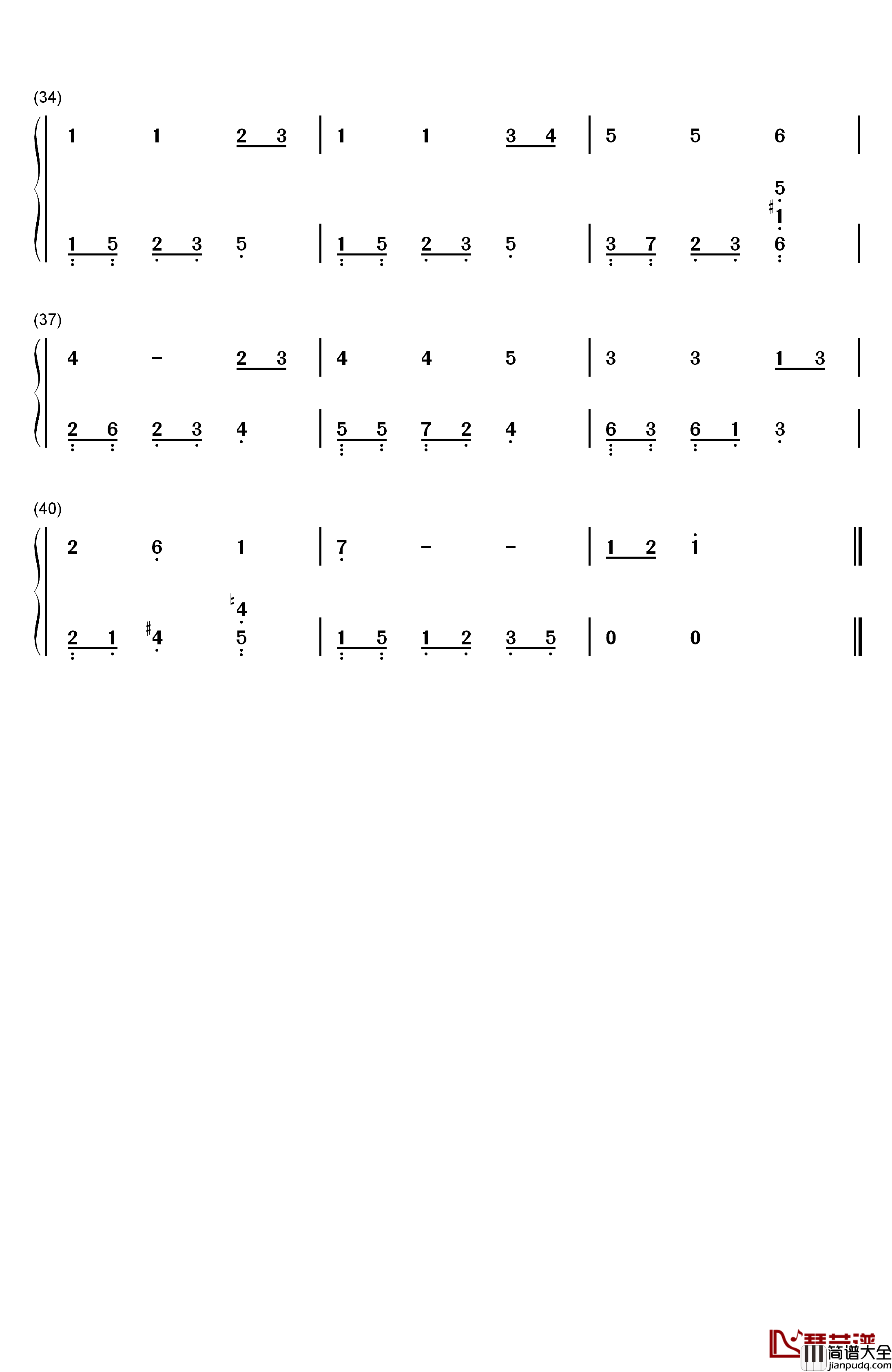 Away_In_A_Manger钢琴简谱_数字双手_Susan_Boyle__苏珊大妈