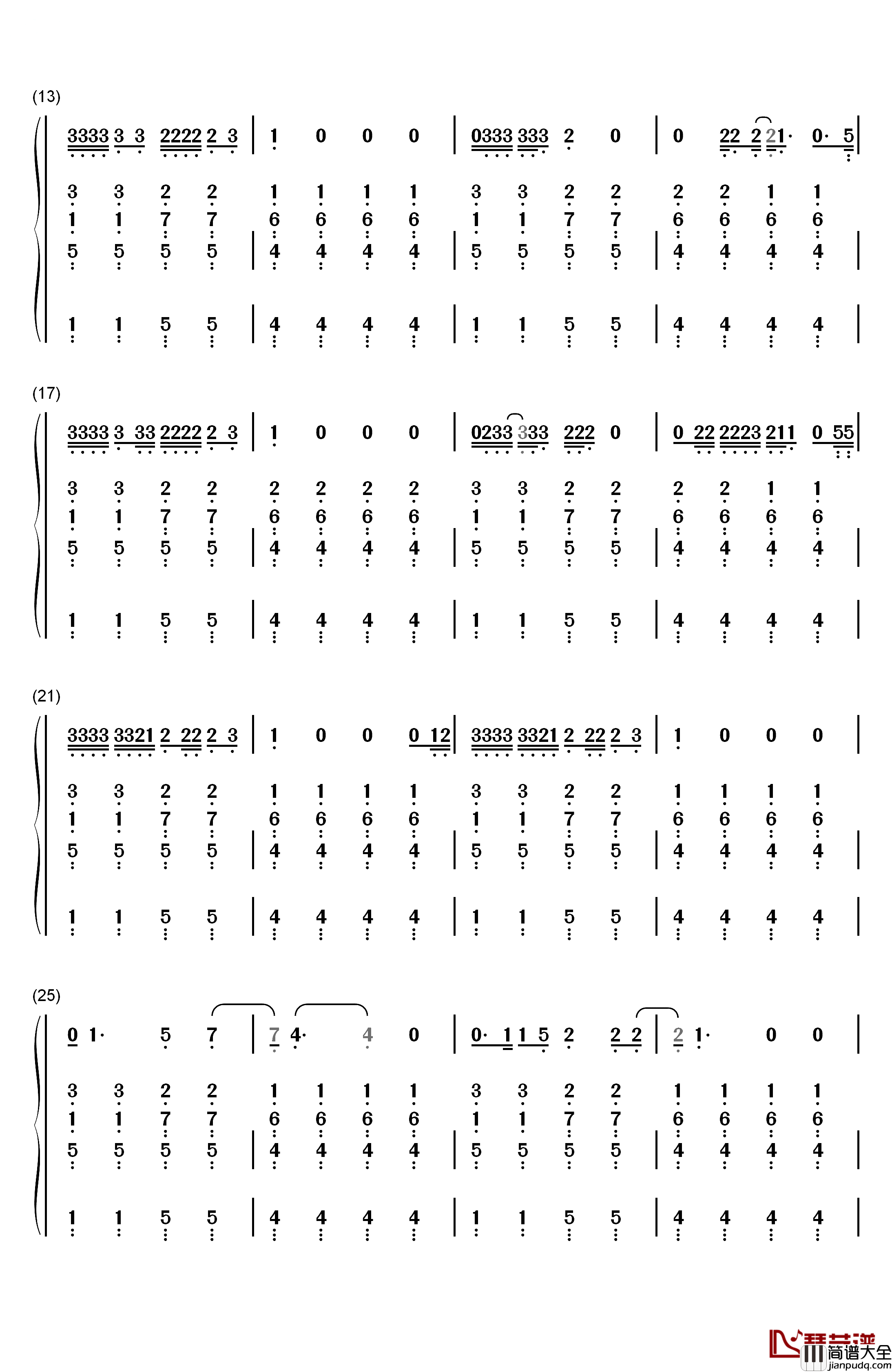 So_Far钢琴简谱_数字双手_Chris_Garneau