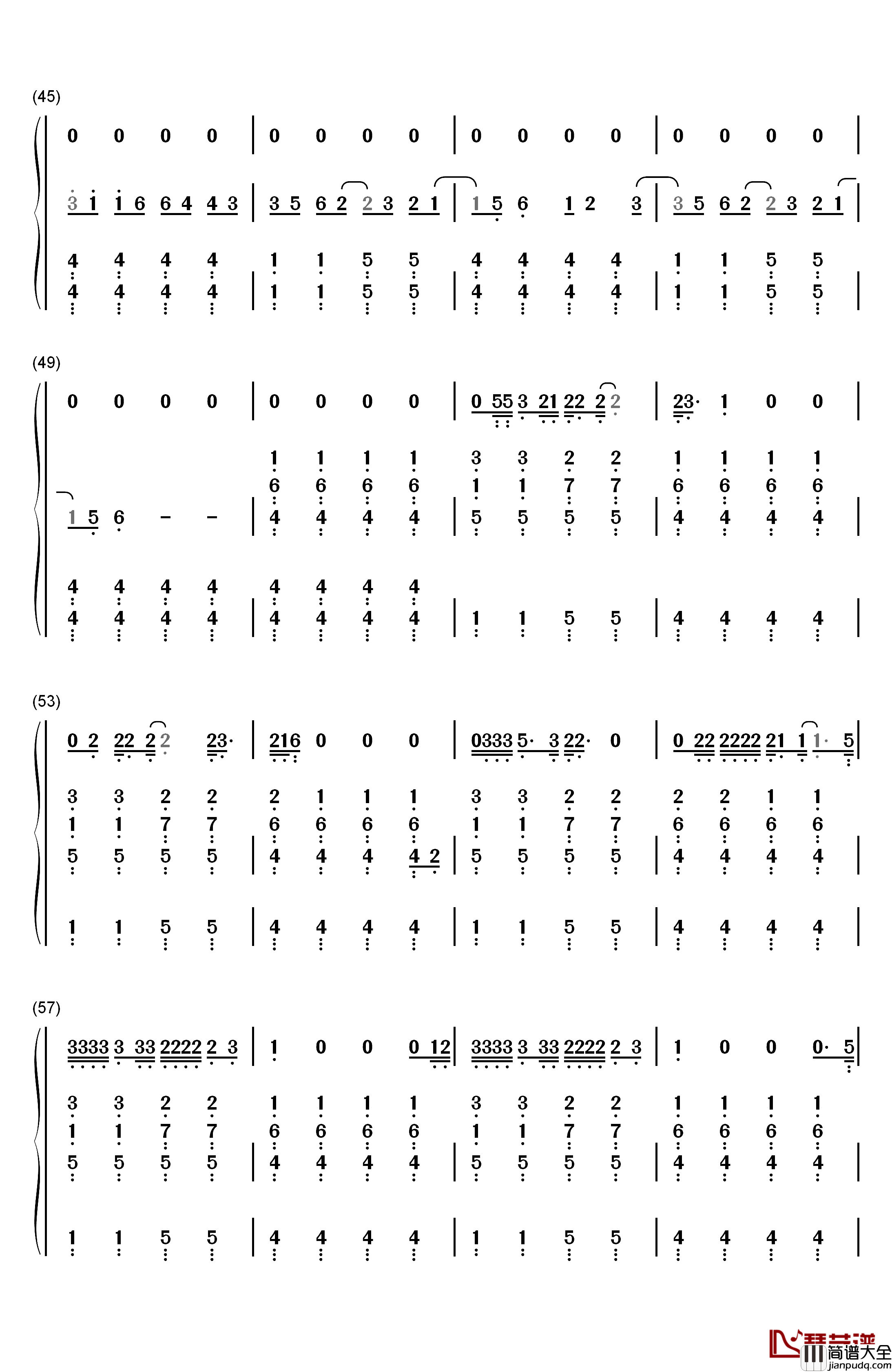 So_Far钢琴简谱_数字双手_Chris_Garneau