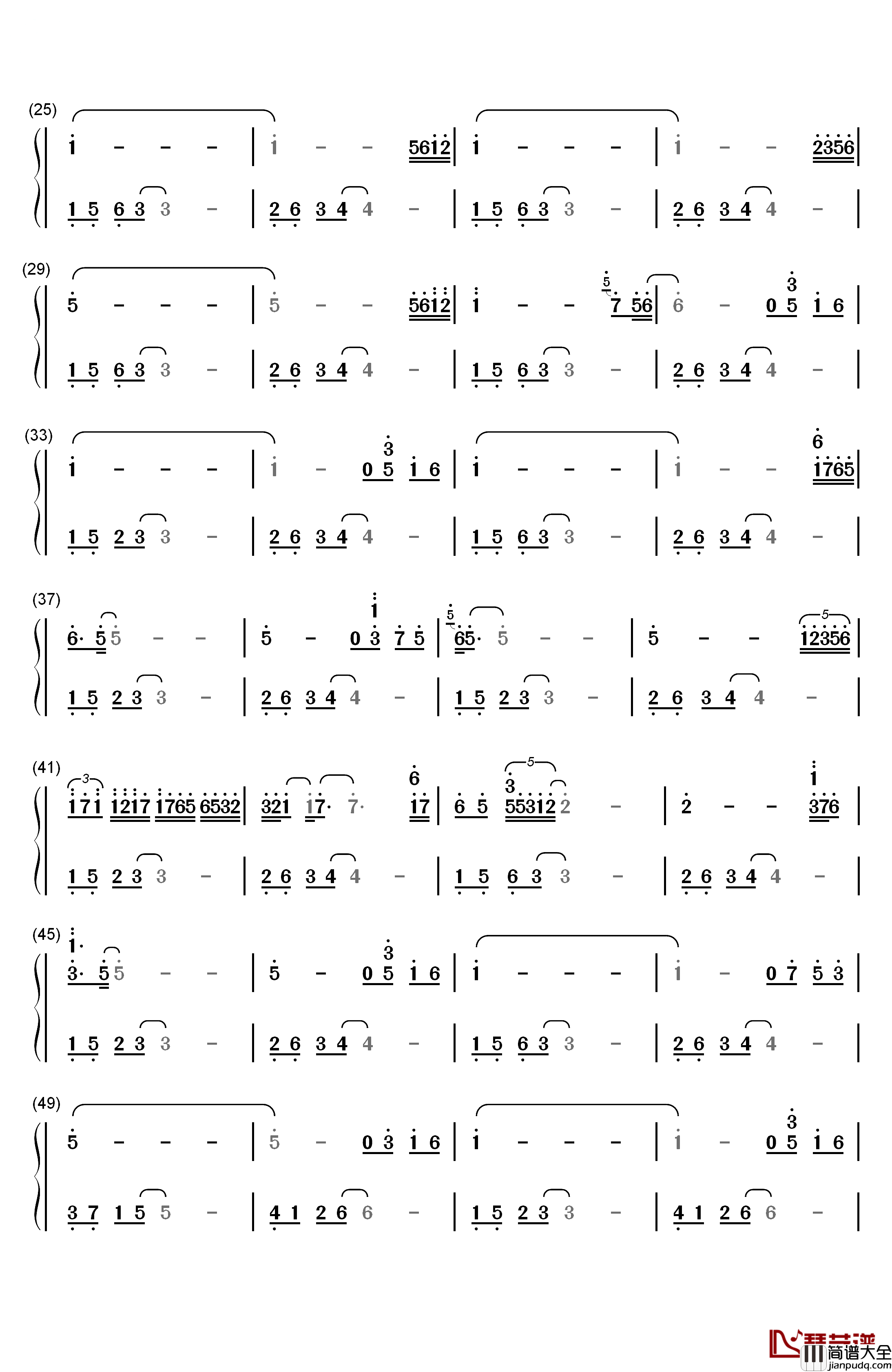 叶飞色舞Colors_and_Dance钢琴简谱_数字双手_George_Winston