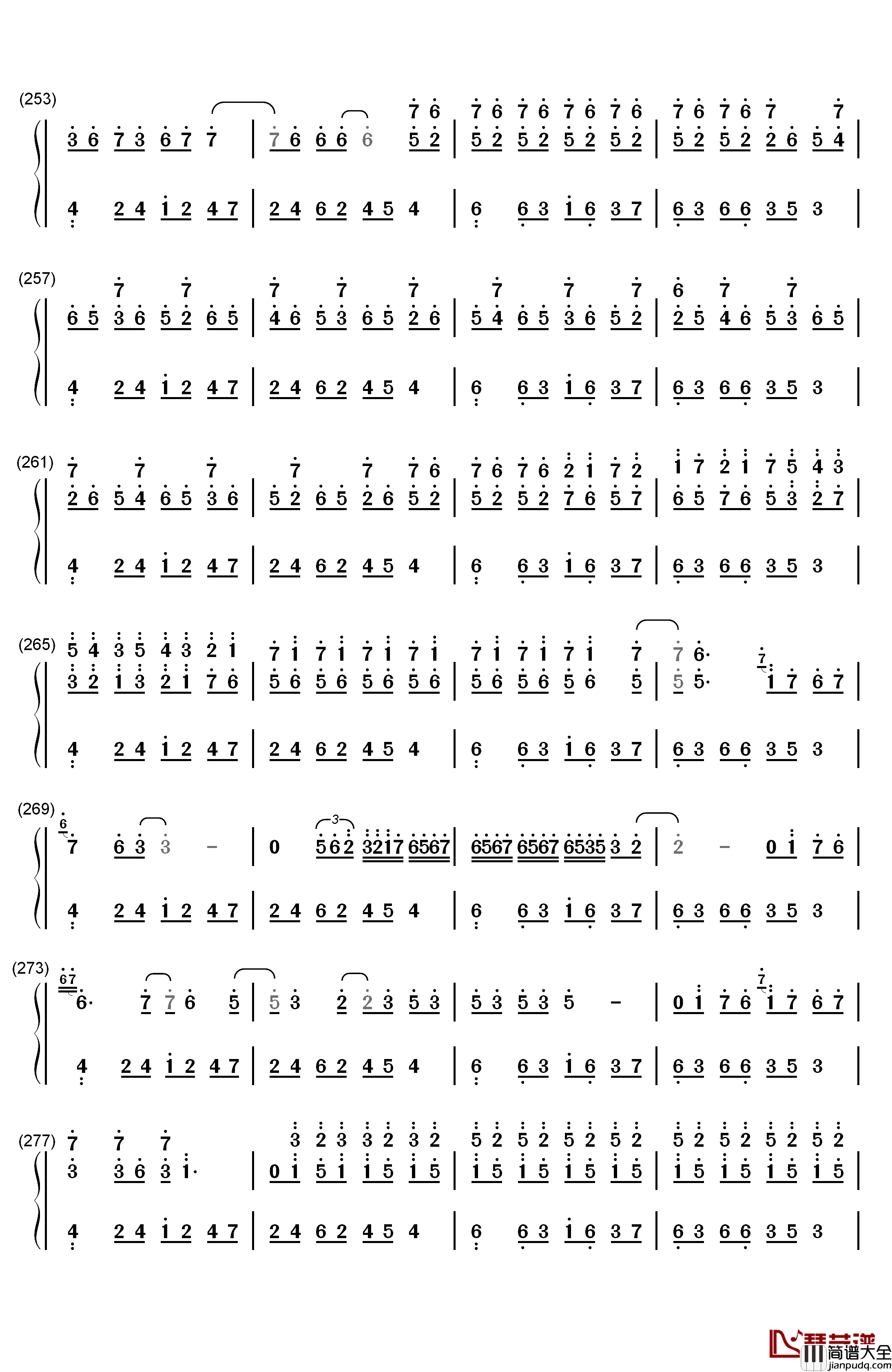 叶飞色舞Colors_and_Dance钢琴简谱_数字双手_George_Winston