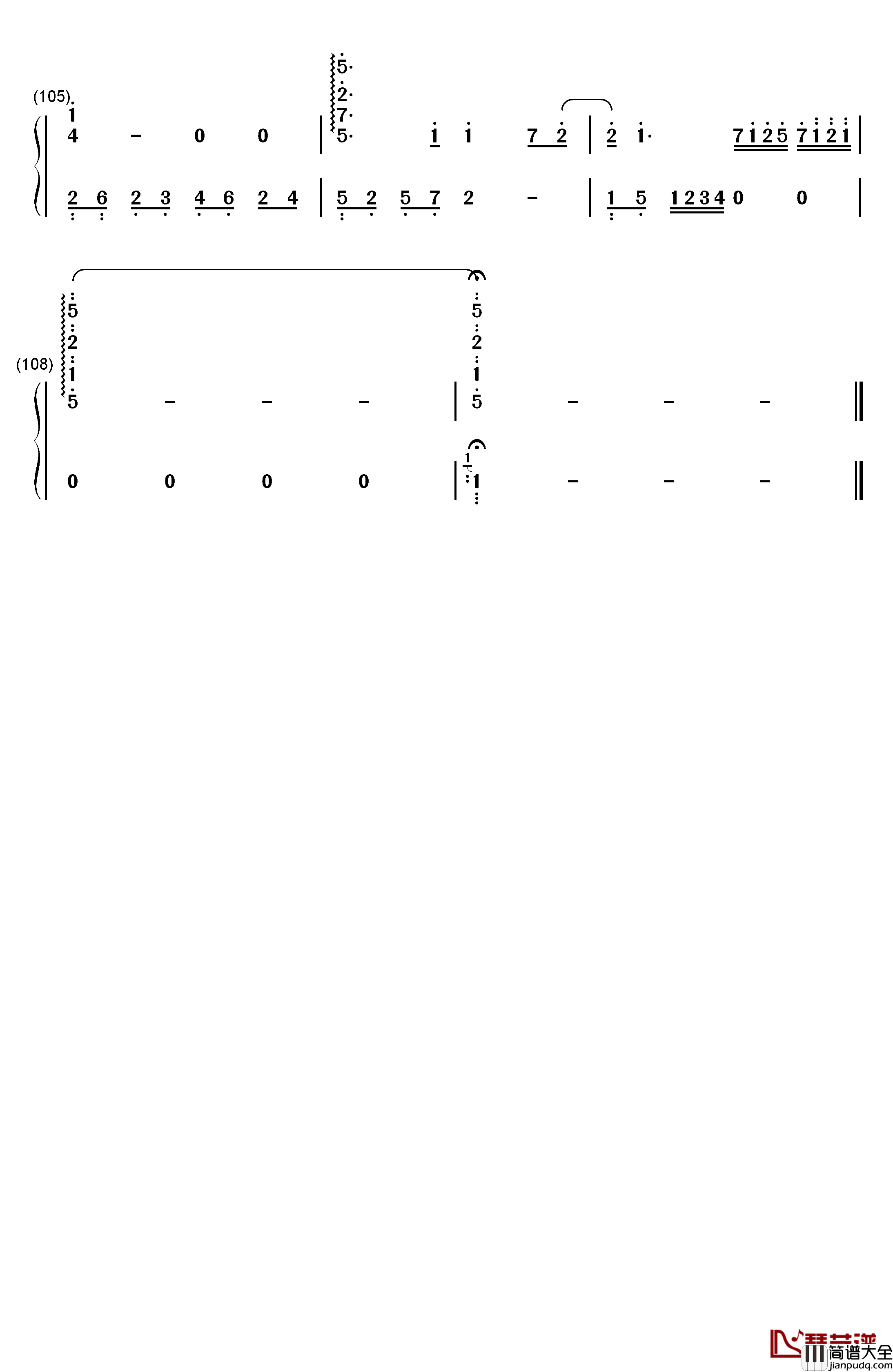 萤火钢琴简谱_数字双手_TFBOYS