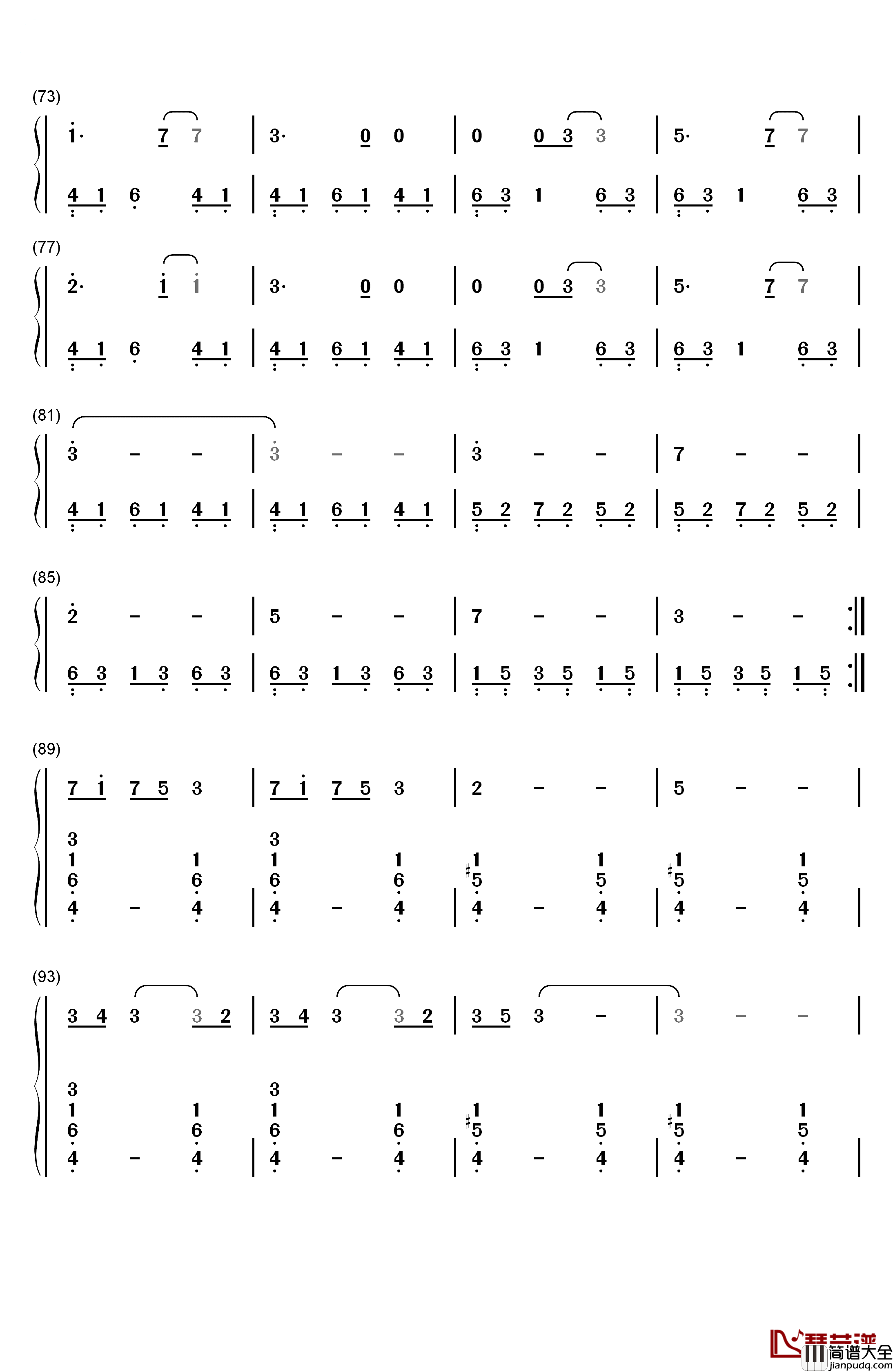 Did_I_Make_The_Most_of_Loving_You钢琴简谱_数字双手_John_Lunn