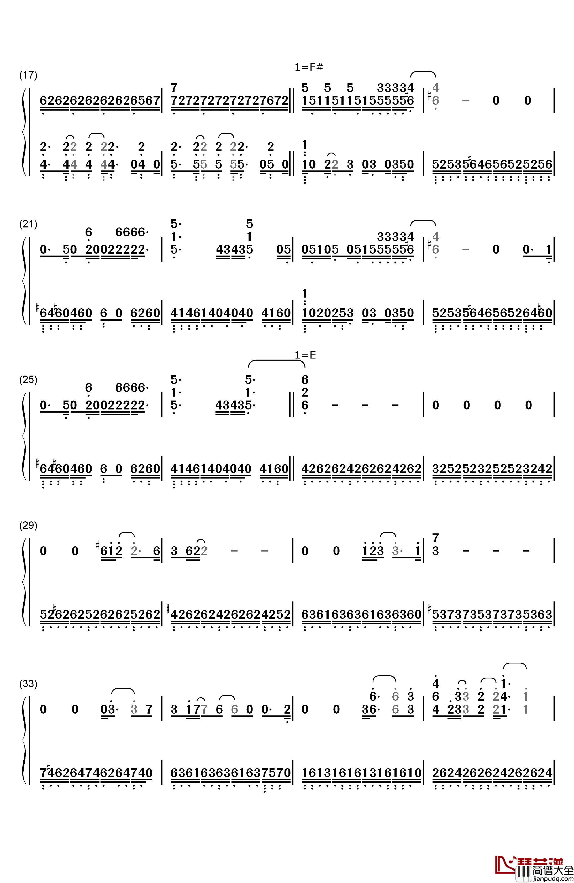 Atlas钢琴简谱_数字双手_Coldplay