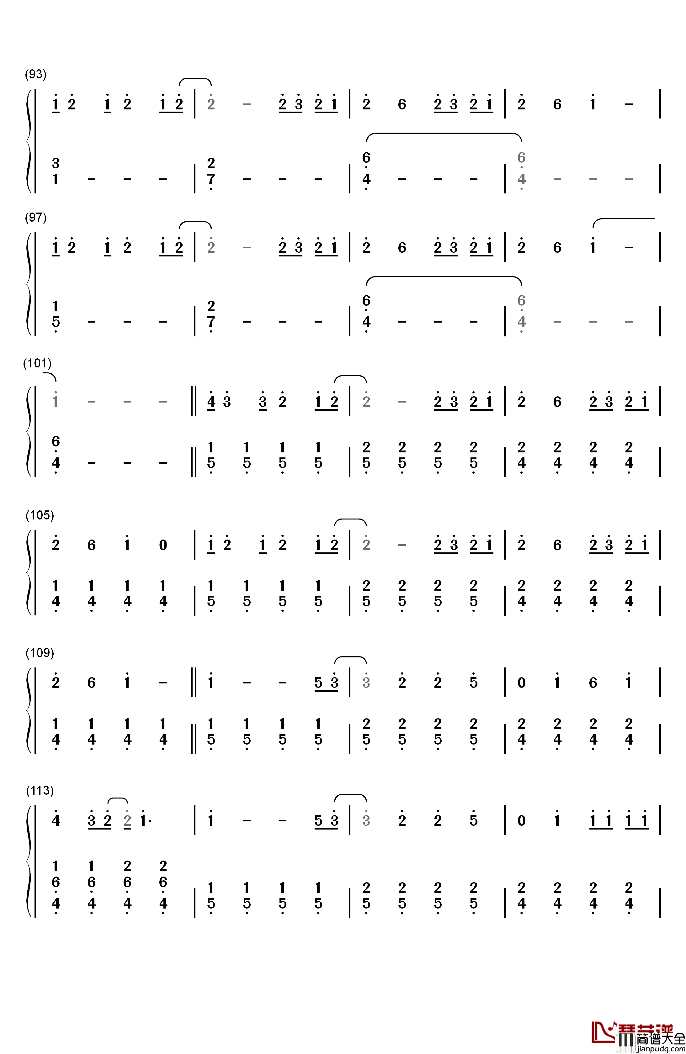 Wildest_Dreams钢琴简谱_数字双手_Taylor_Swift