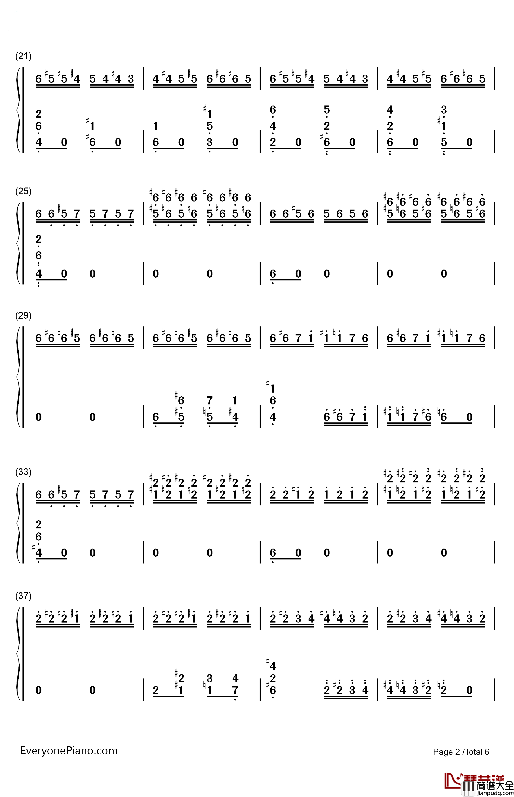 野蜂飞舞钢琴简谱_数字双手_马克西姆