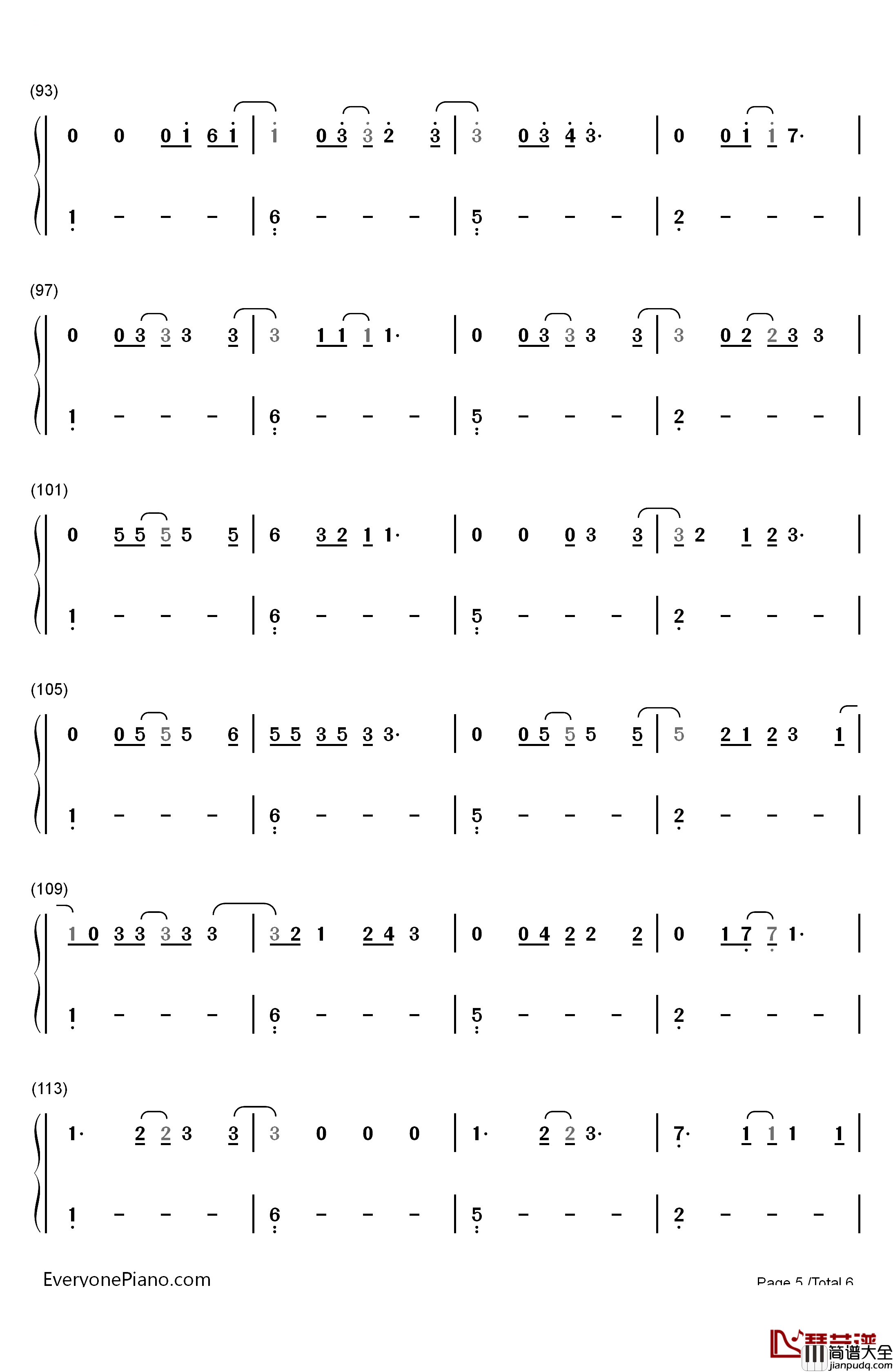 Castle_On_The_Hill钢琴简谱_数字双手_Ed_Sheeran