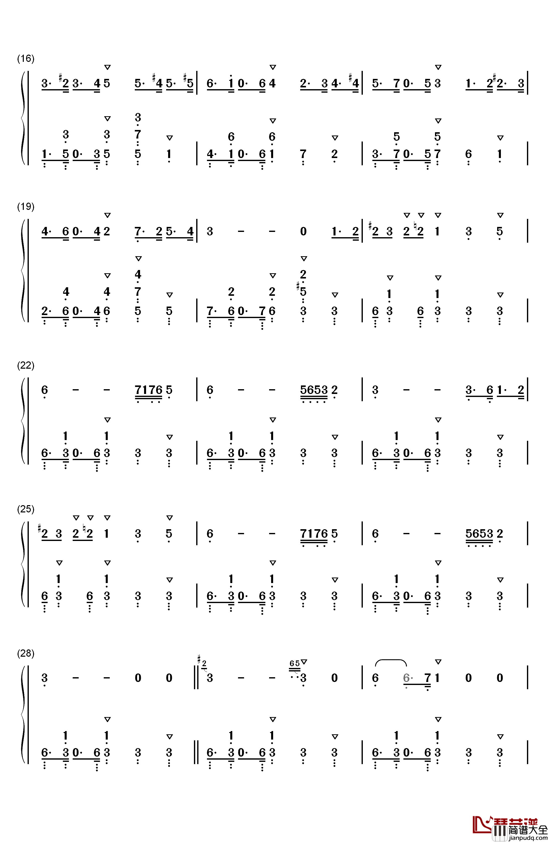 Take_Five钢琴简谱_数字双手_Paul_Desmond
