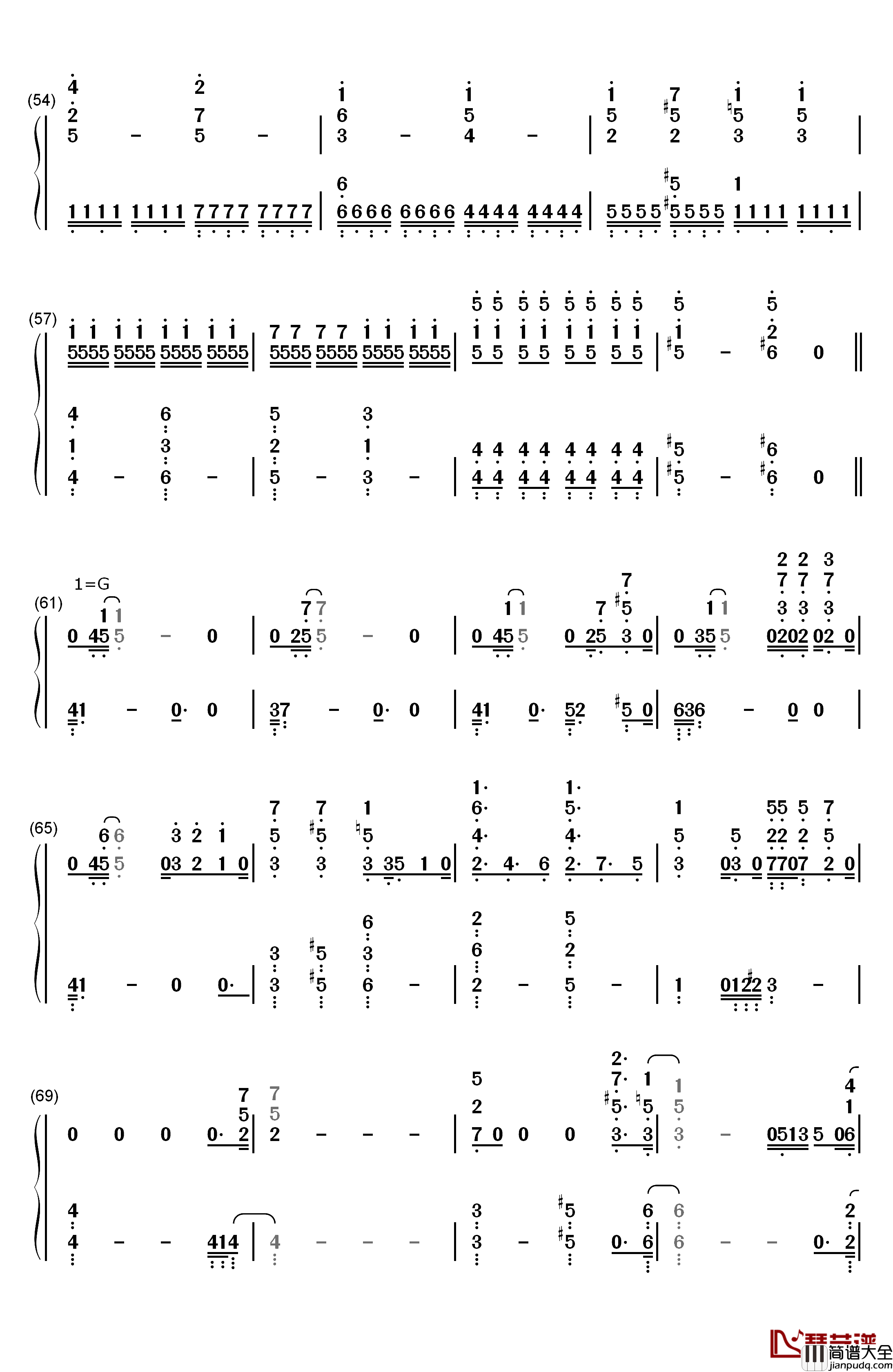 ODDS_ENDS钢琴简谱_数字双手_初音ミク