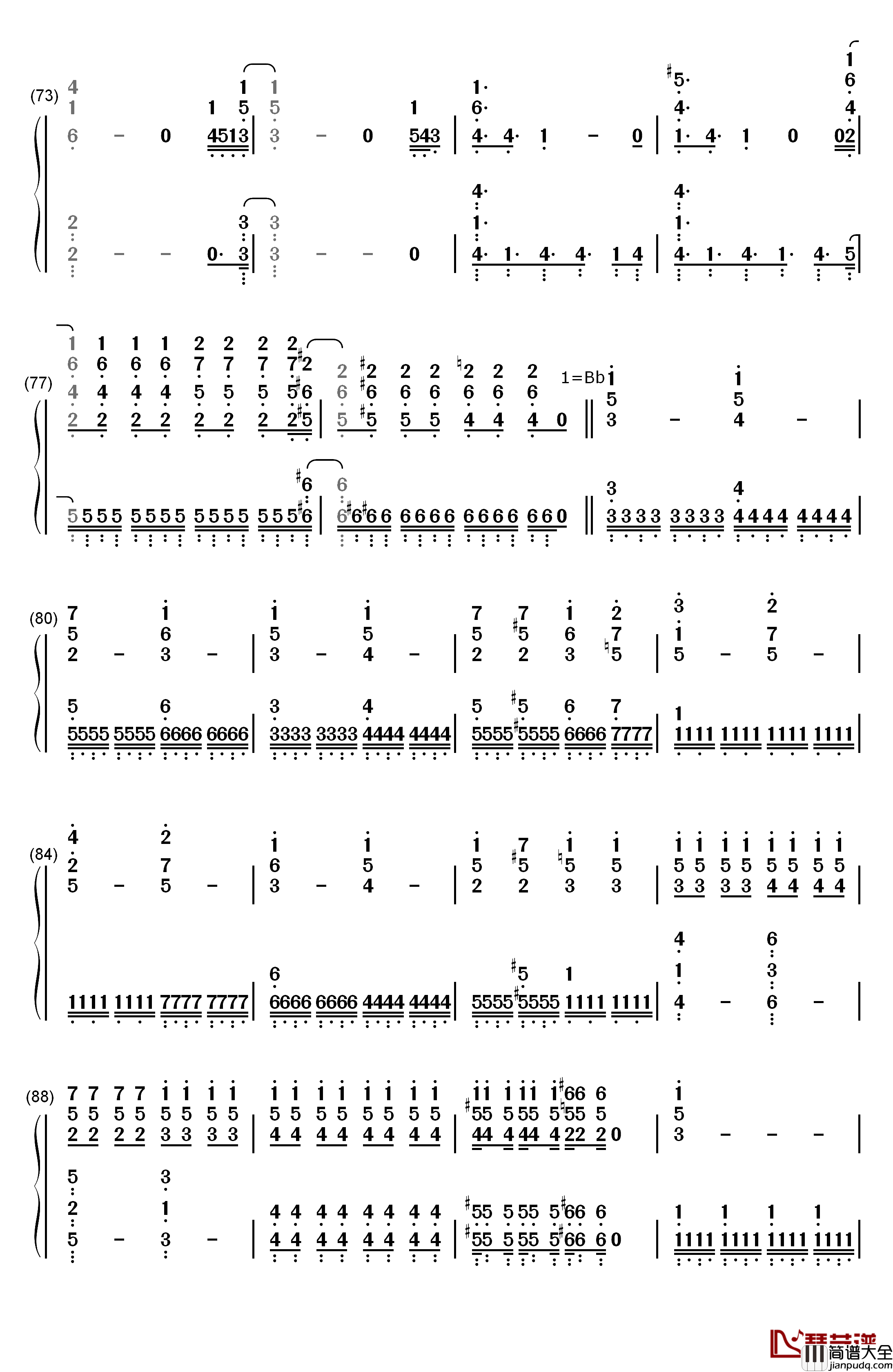 ODDS_ENDS钢琴简谱_数字双手_初音ミク