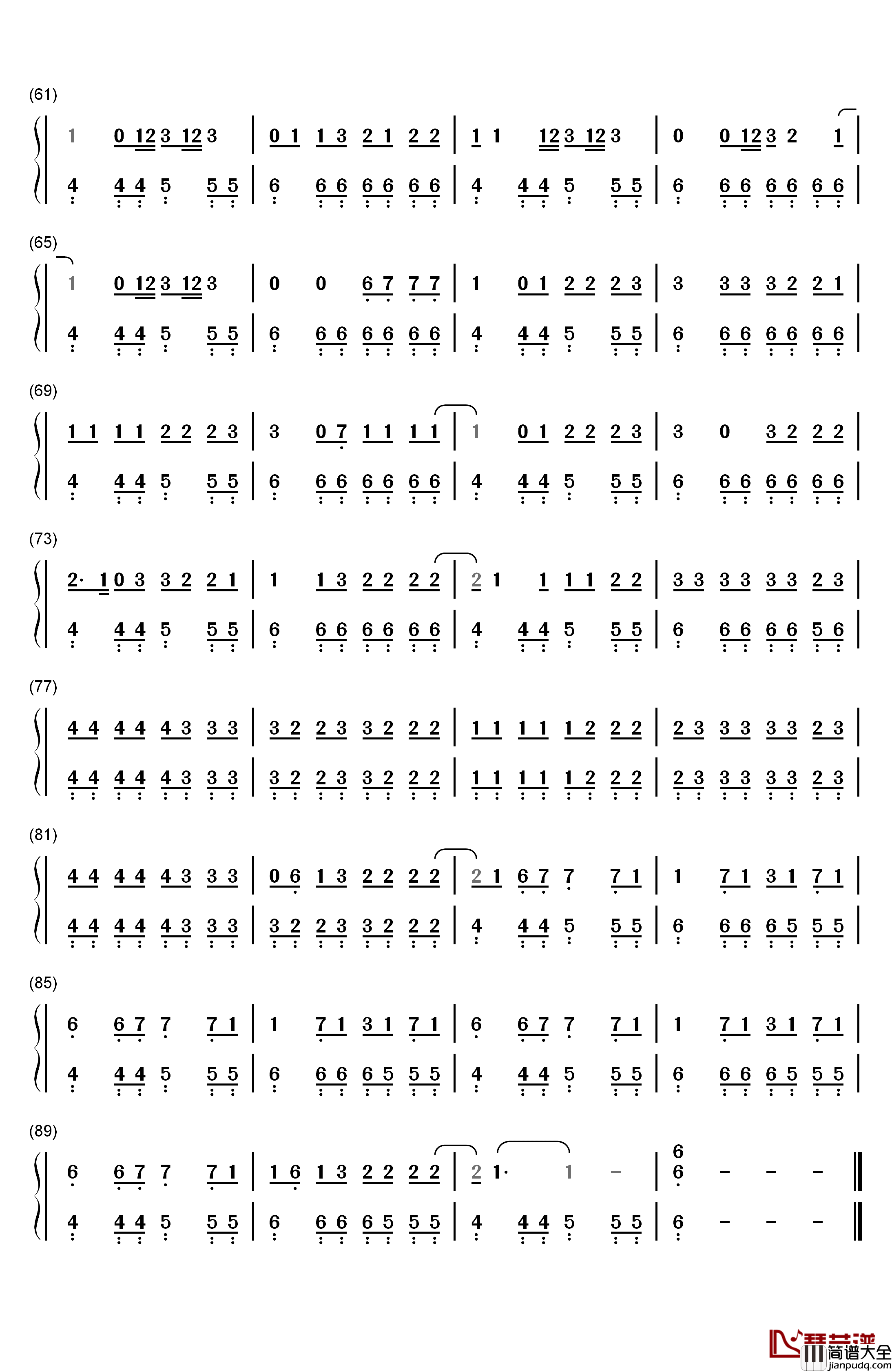 Something_Just_Like_This钢琴简谱_数字双手_The_Chainsmokers_Coldplay