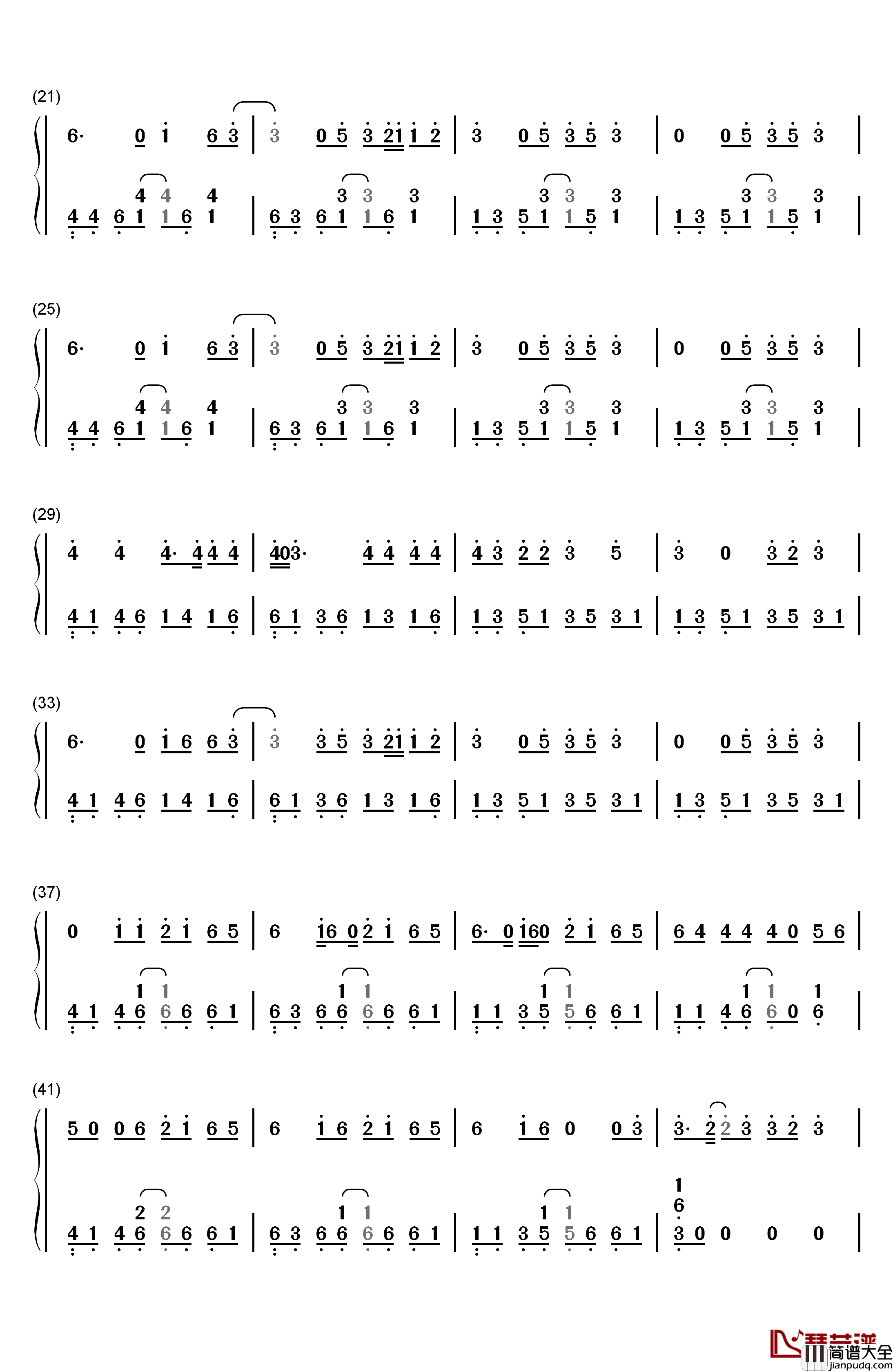 Habits_(Stay_High)钢琴简谱_数字双手_Tove_Lo