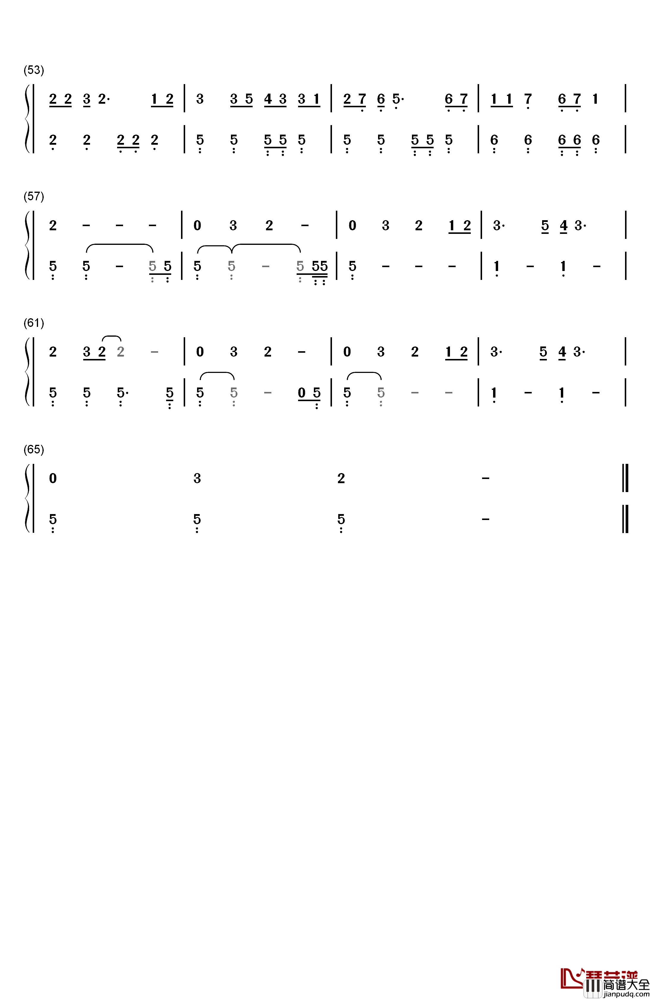 Moonlight_Shadow钢琴简谱_数字双手_迈克·欧菲尔德