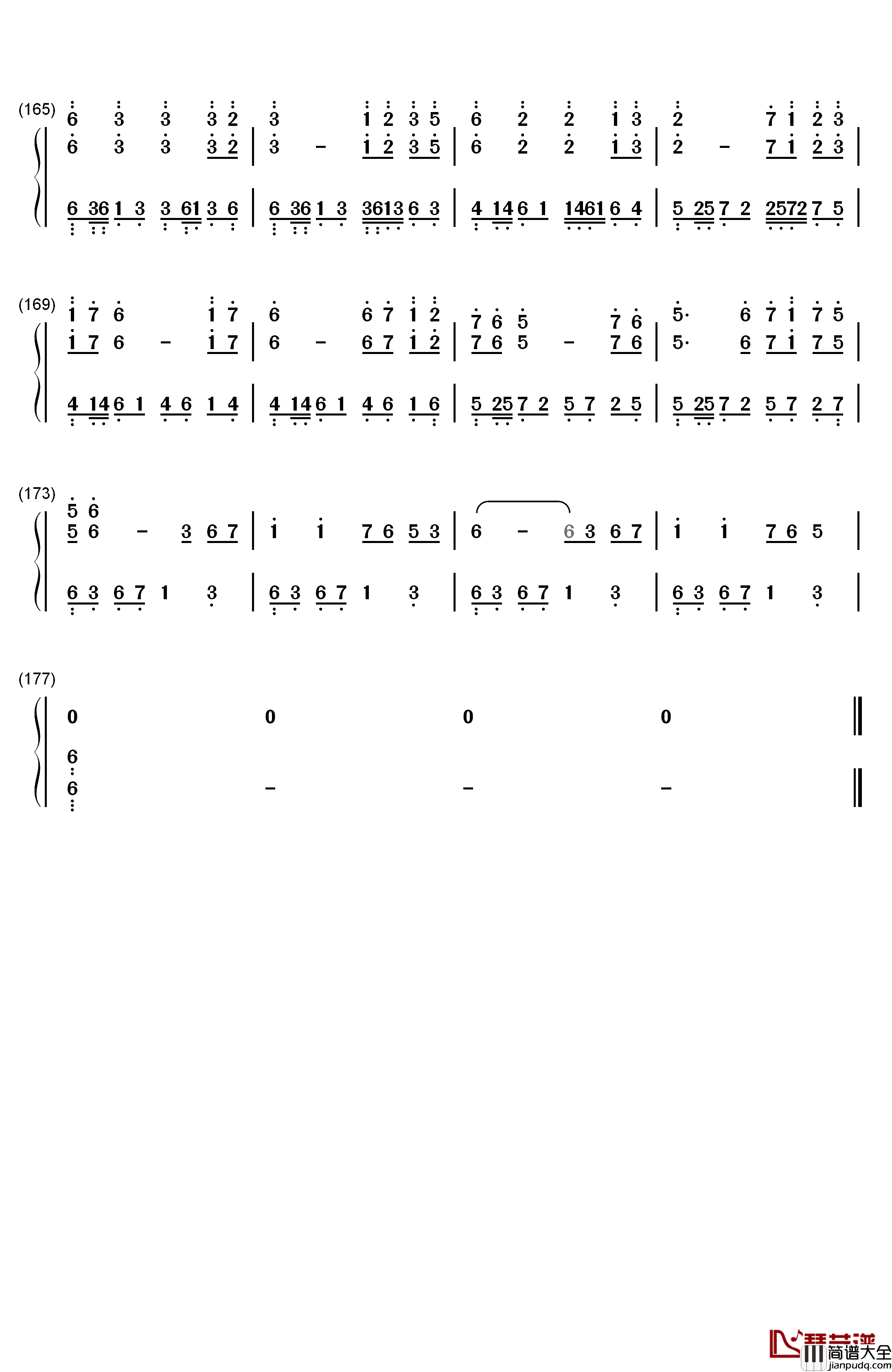 Star_Sky钢琴简谱_数字双手_Two_Steps_from_Hell