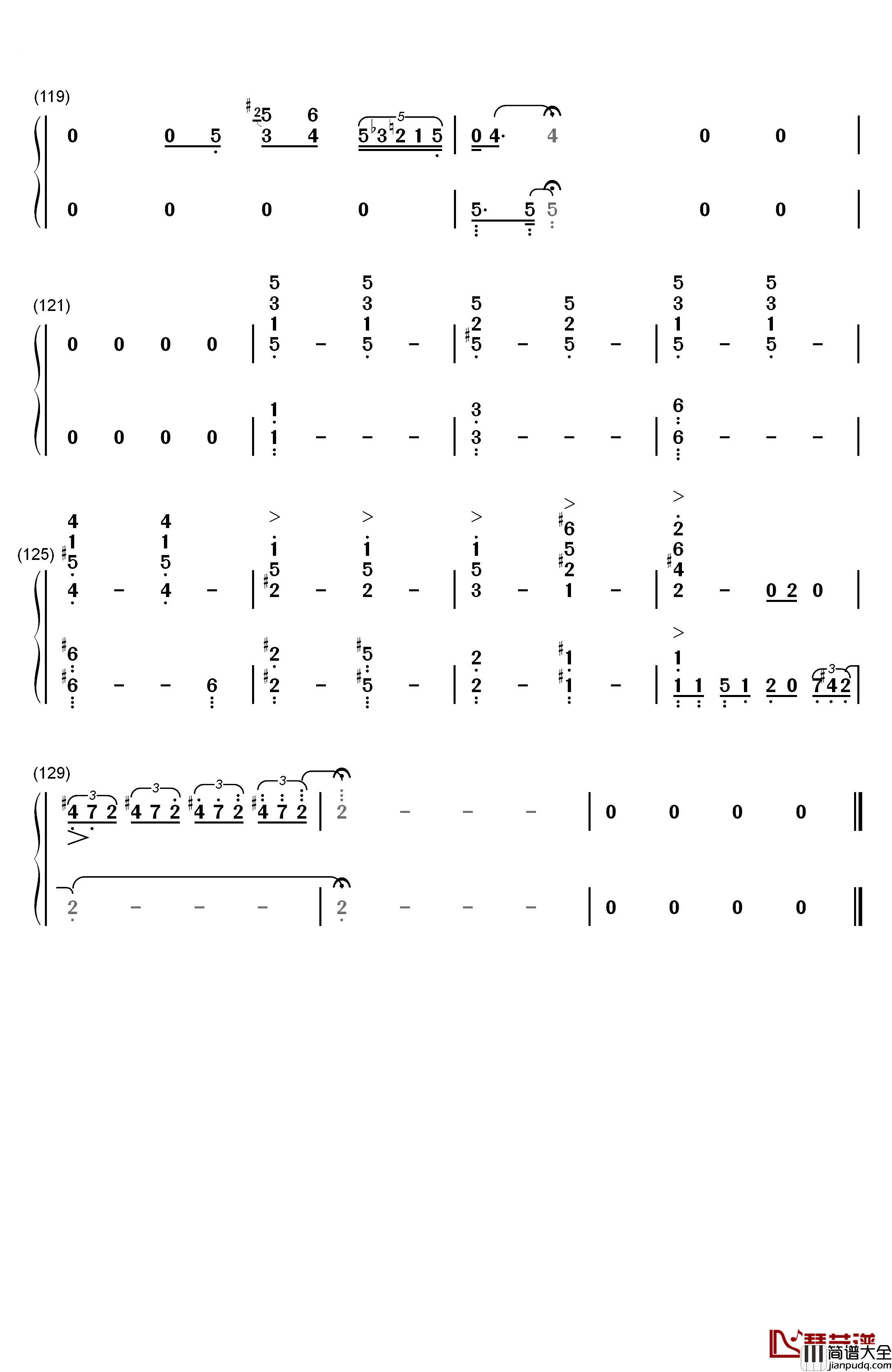 New_York_State_Of_Mind_钢琴简谱_数字双手_Billy_Joel