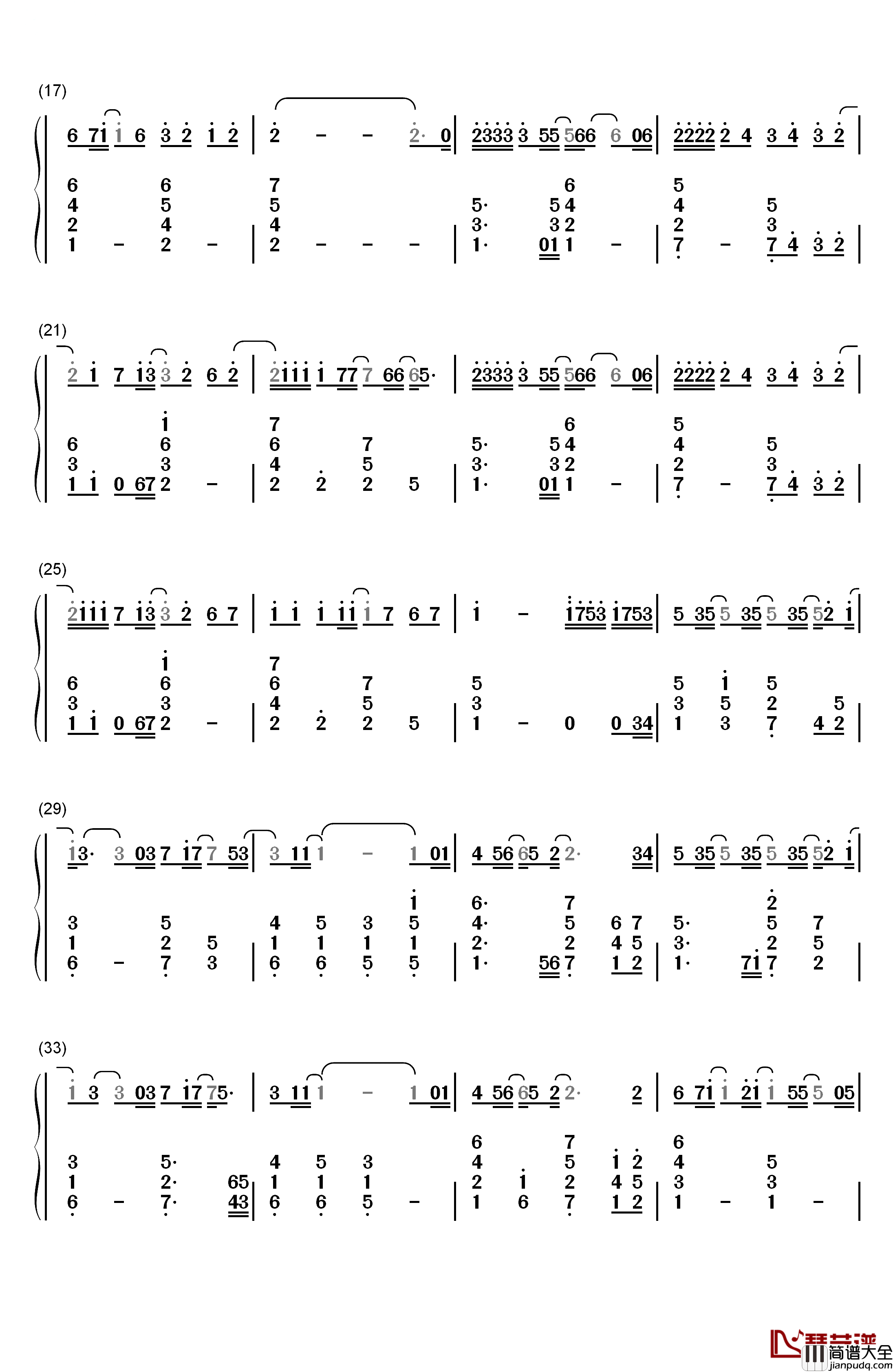 Nothing's_Gonna_Change_My_Love_for_You钢琴简谱_数字双手_George_Benson