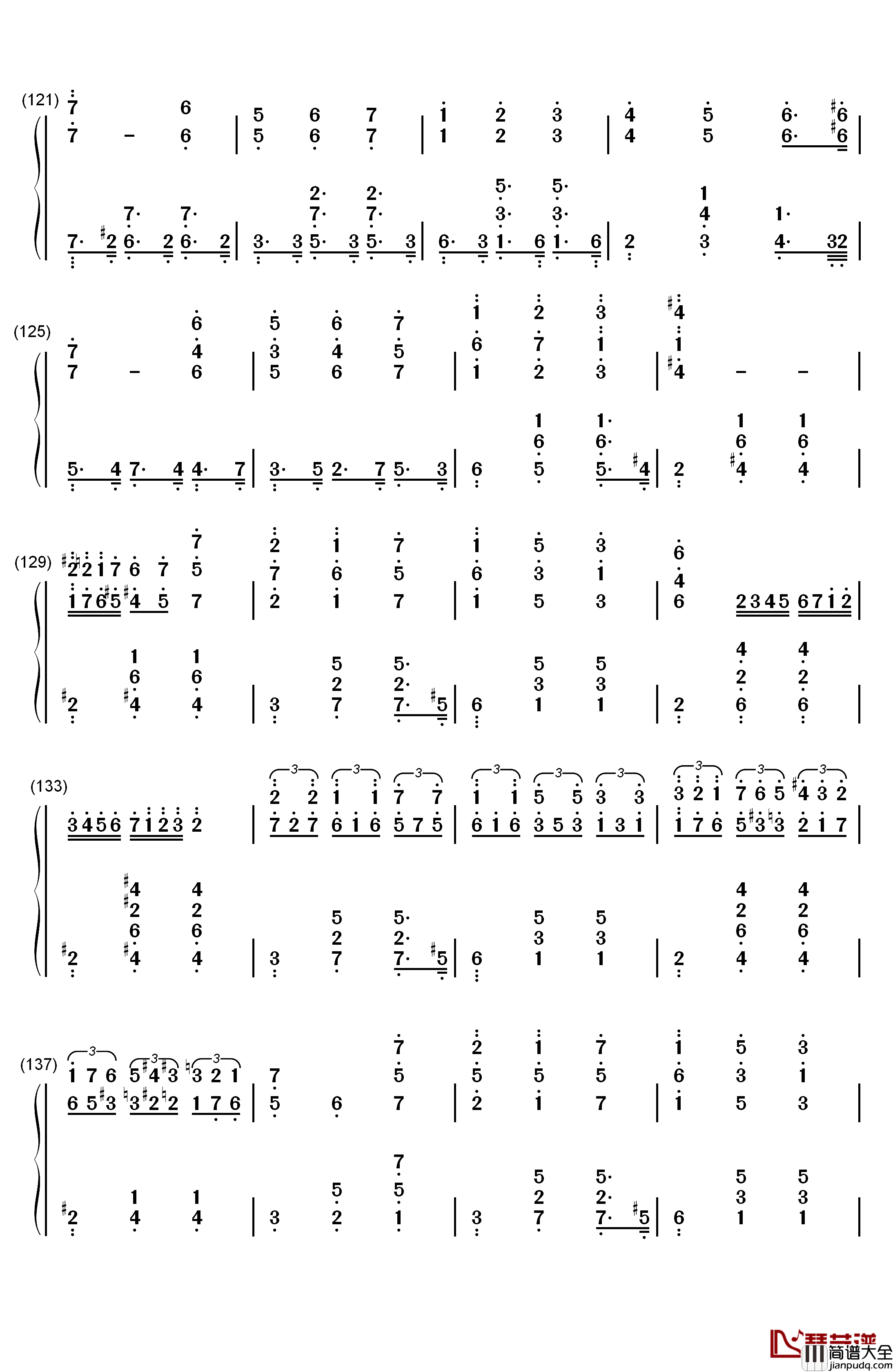 Magic_Waltz钢琴简谱_数字双手_Amedeo_Tommasi