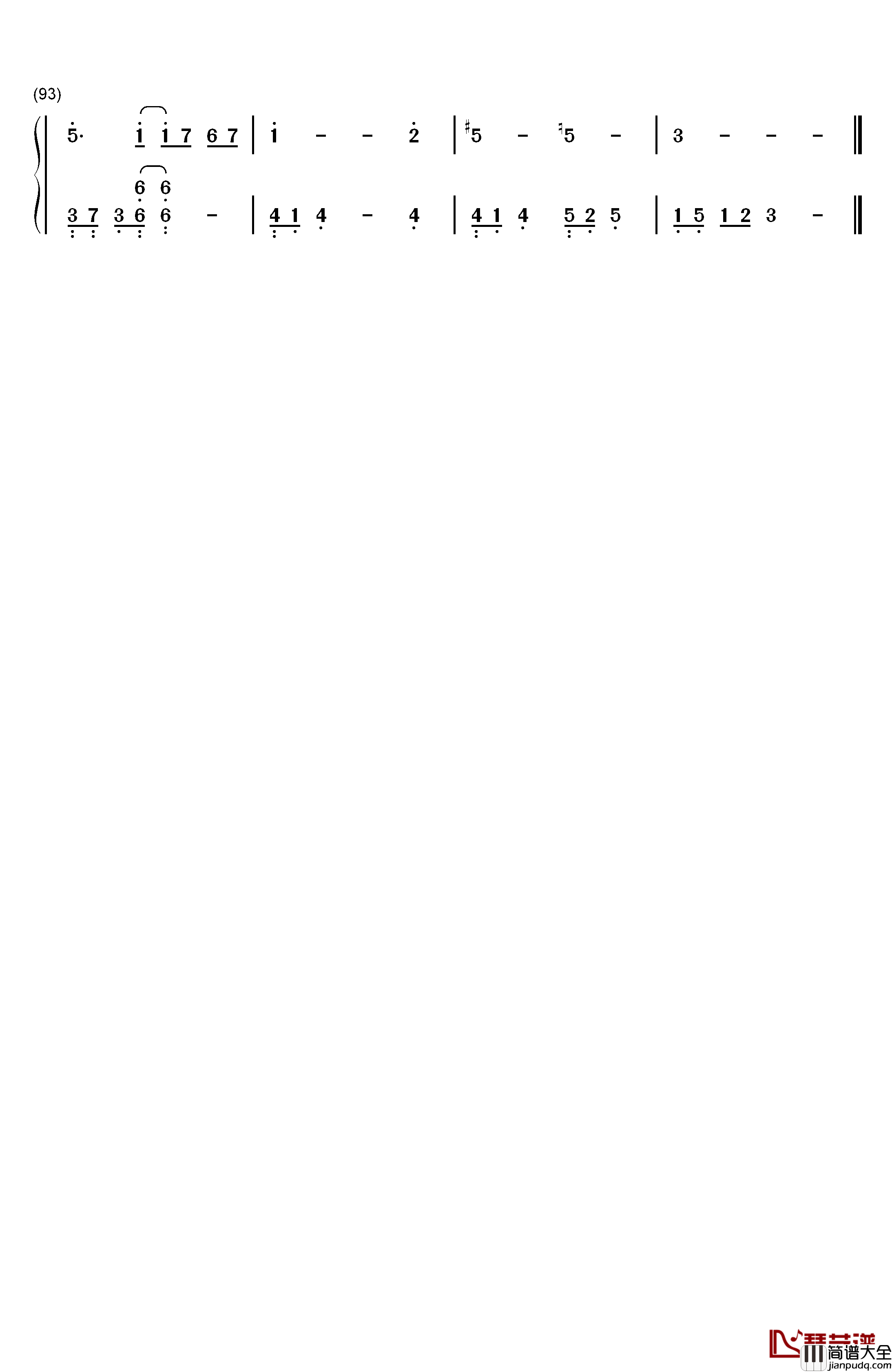 彼此的未来钢琴简谱_数字双手_SNH48