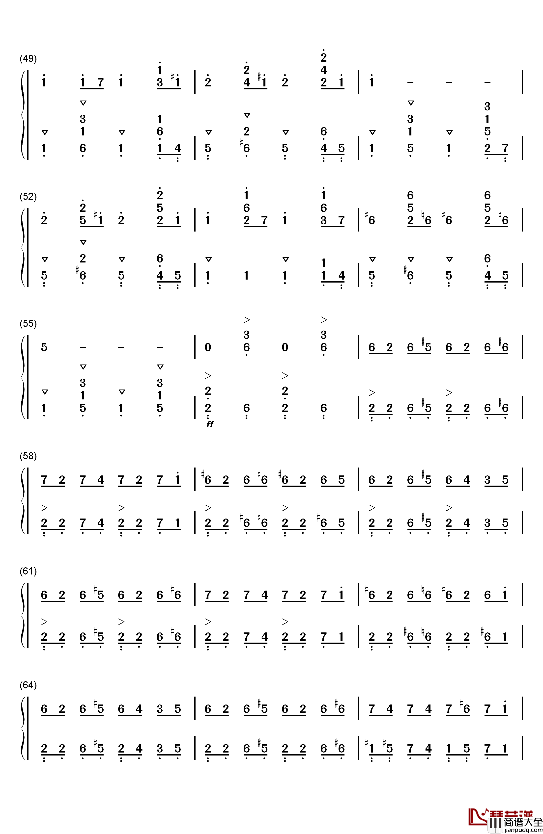 Discombobulate钢琴简谱_数字双手_Hans_Zimmer