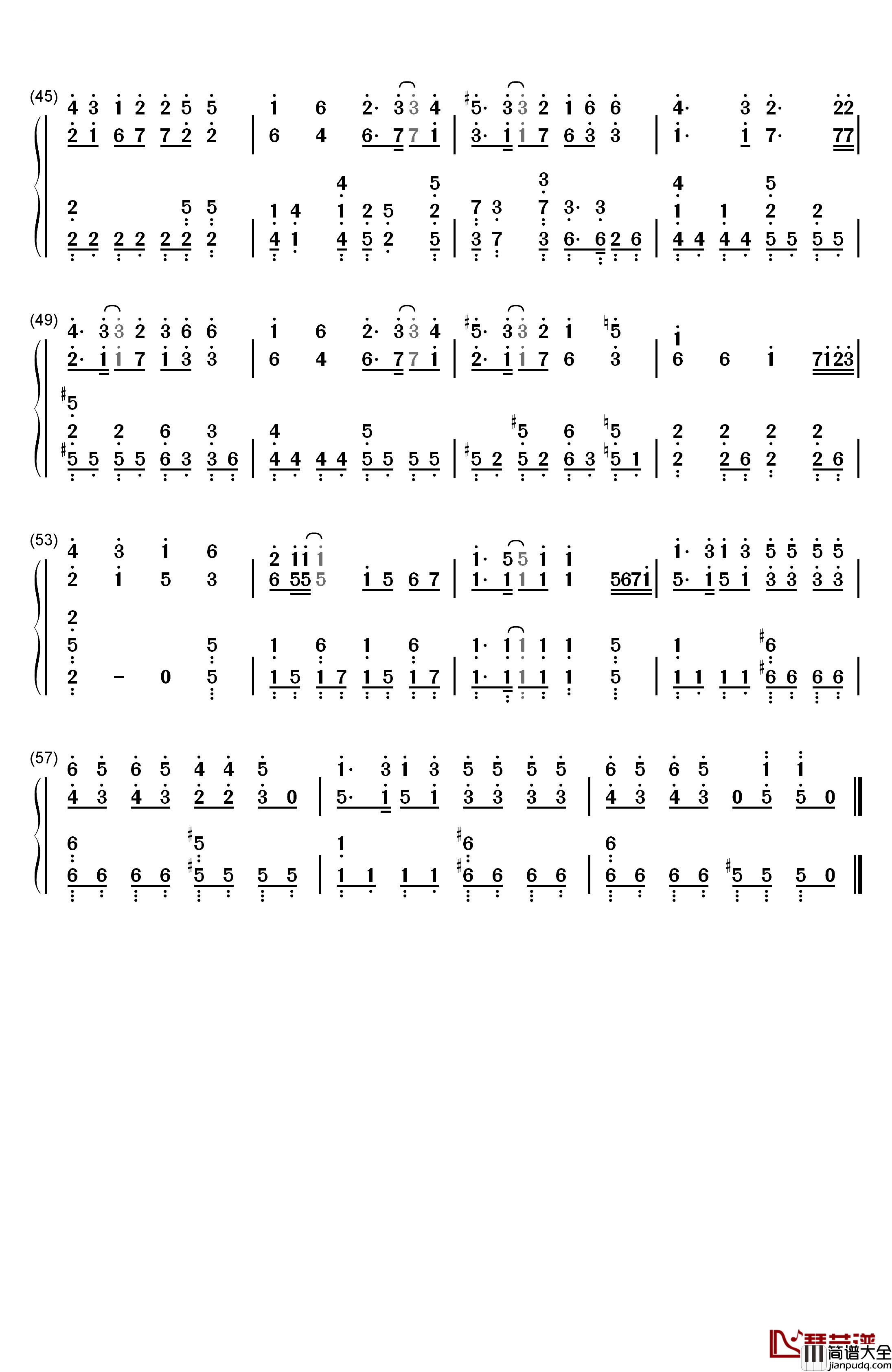 夢路らびりんす钢琴简谱_数字双手_Labyrinth