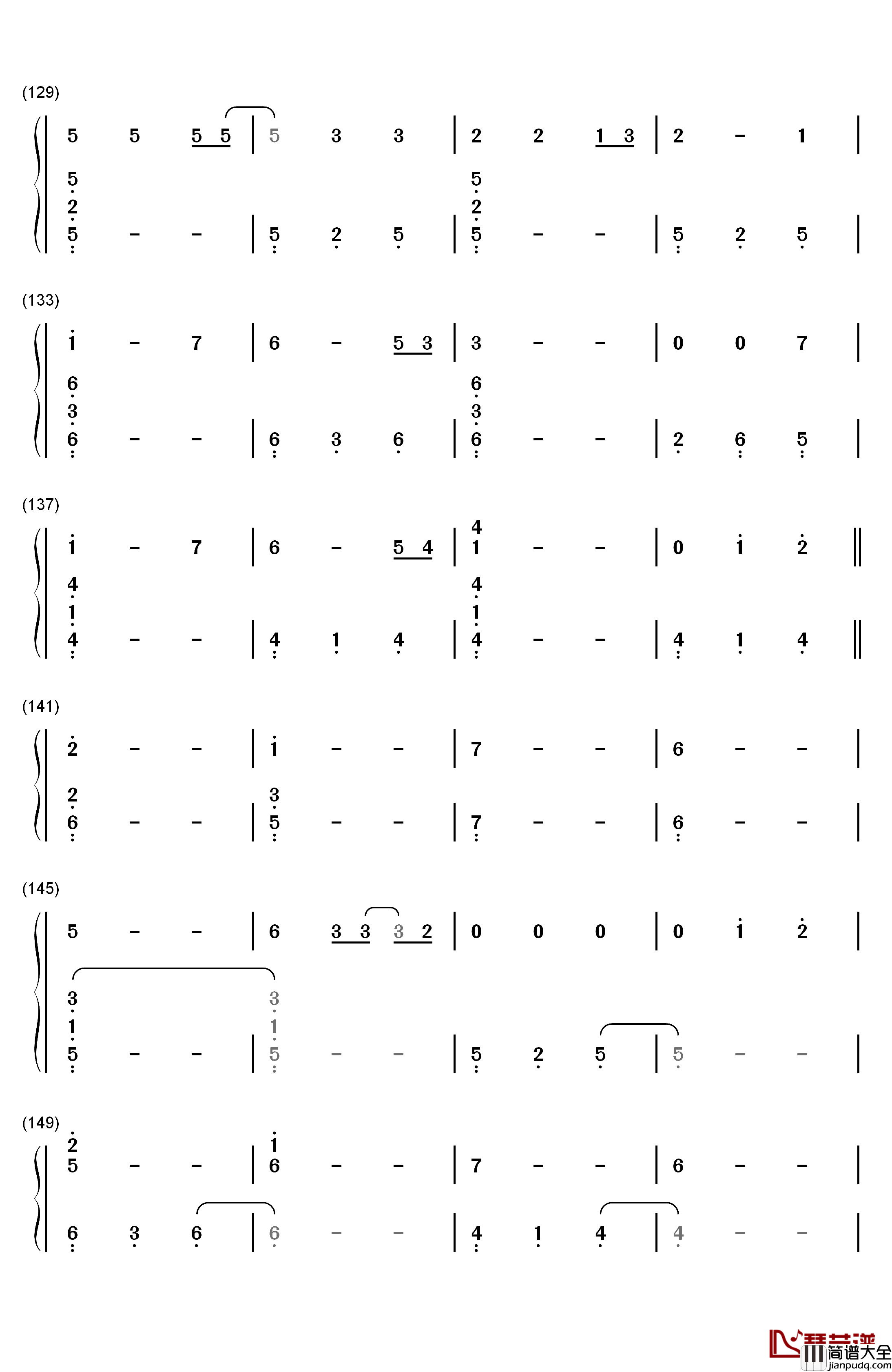 Even_If钢琴简谱_数字双手_MercyMe