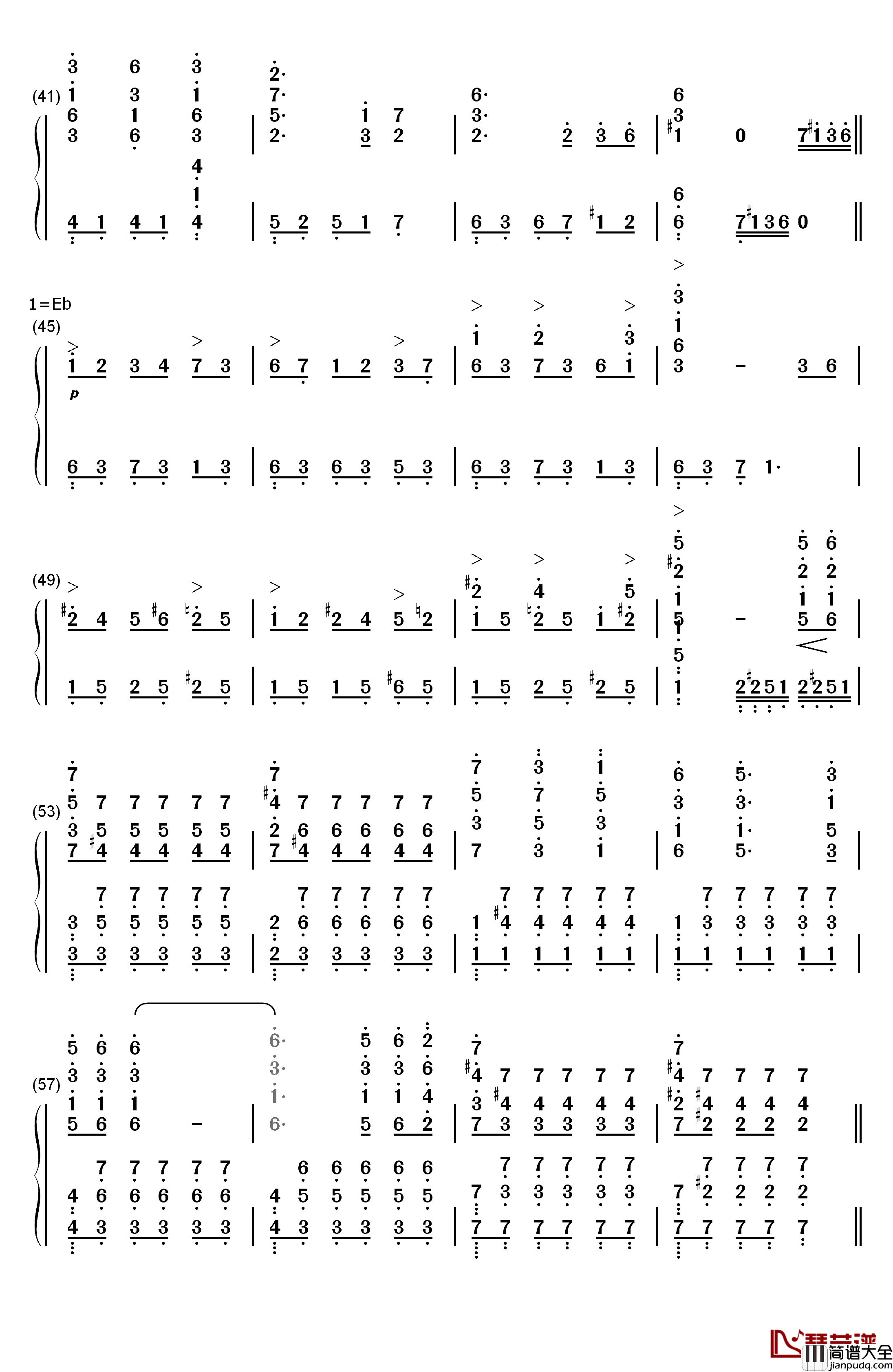 Shine_of_Eidos钢琴简谱_数字双手_Falcom