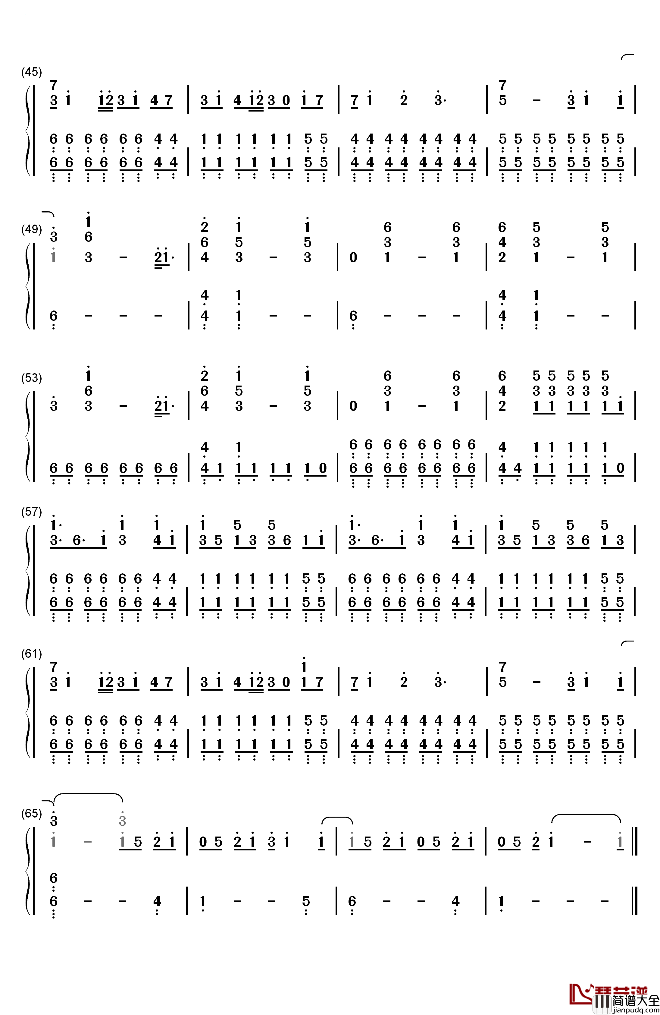 At_My_Best钢琴简谱_数字双手_Machine_Gun_Kelly