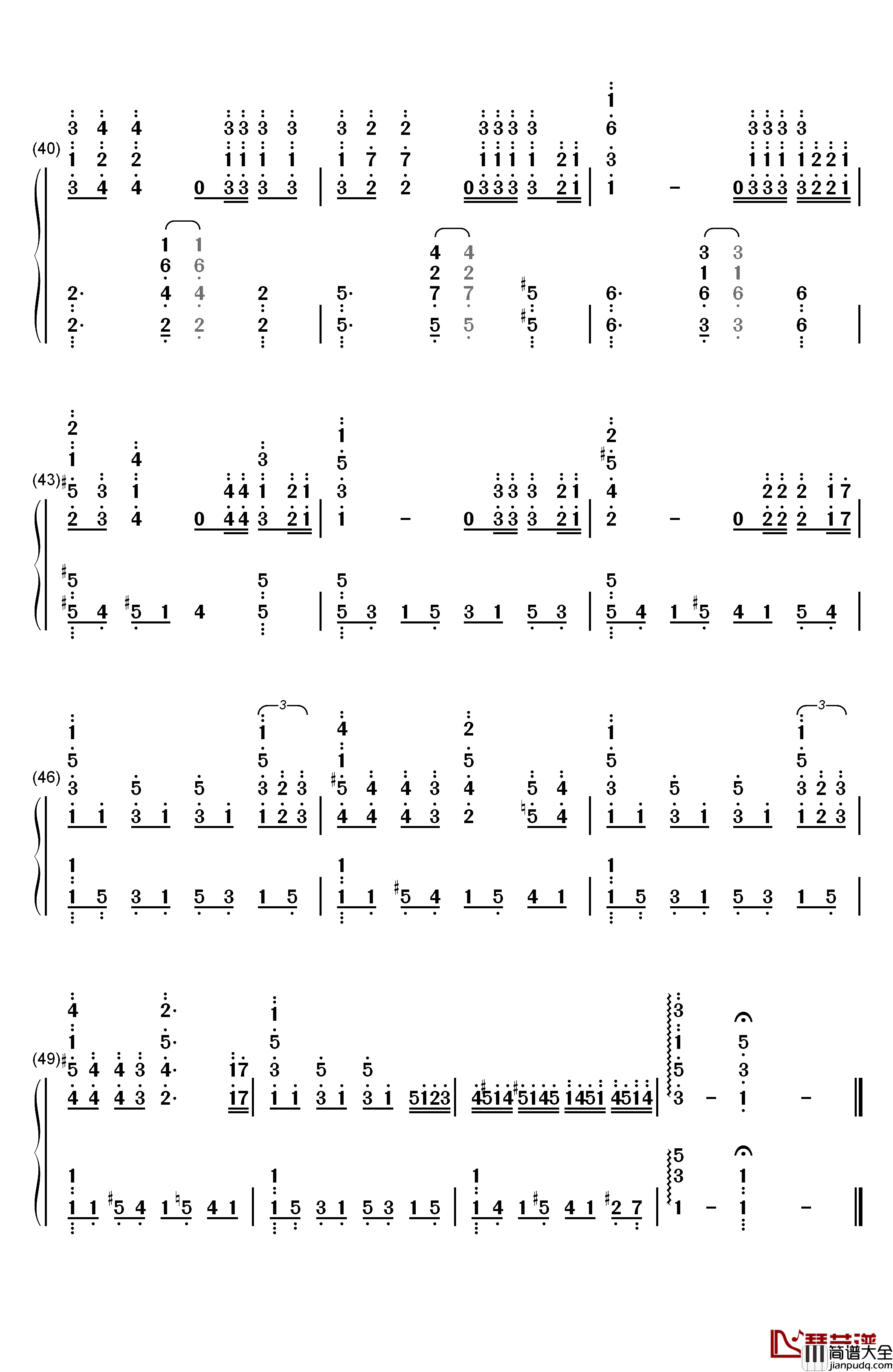 I_Believe_I_Can_Fly_钢琴简谱_数字双手_R._Kelly