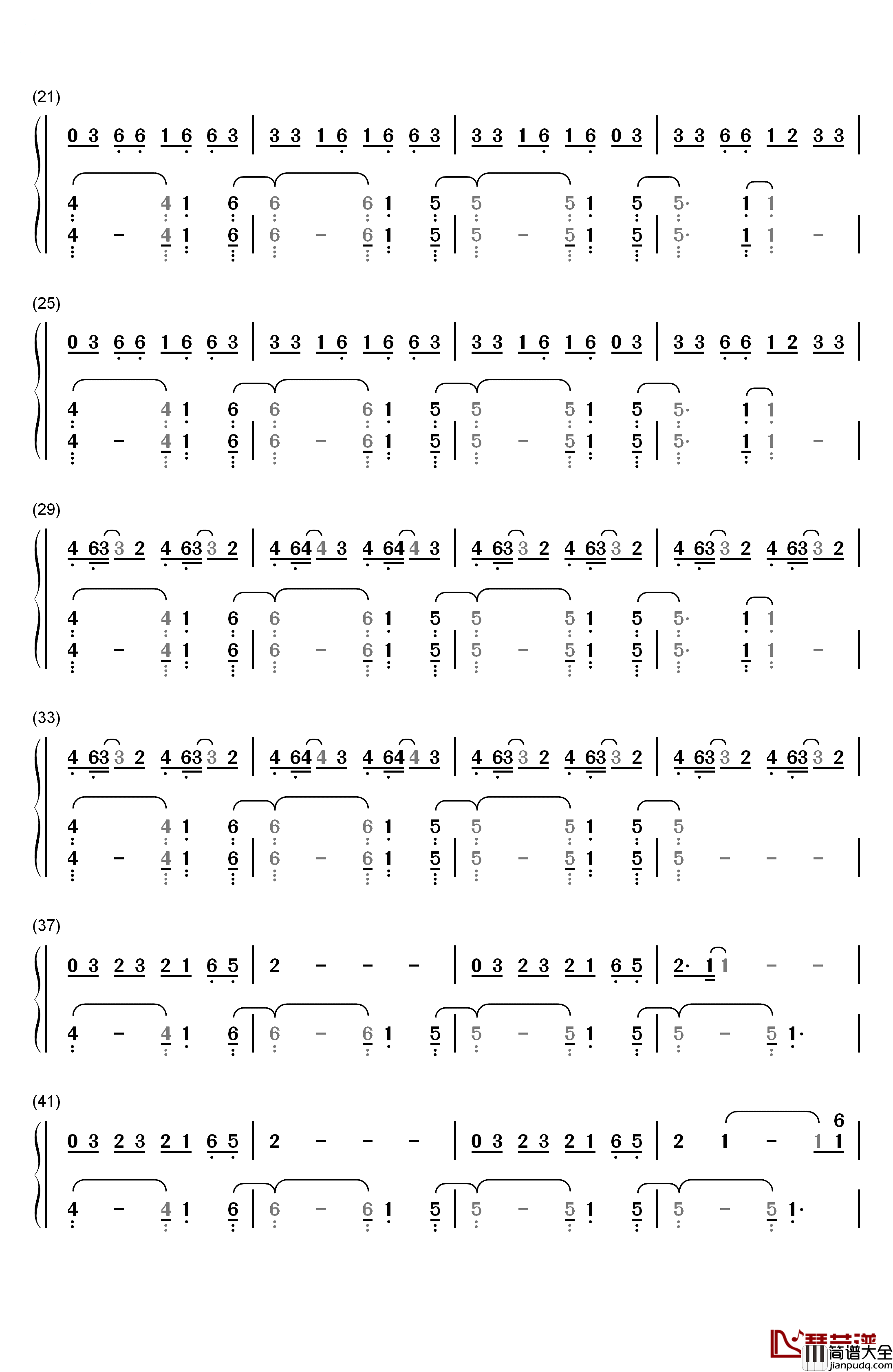 There's_Nothing_Holdin'_Me_Back钢琴简谱_数字双手_Shawn_Mendes