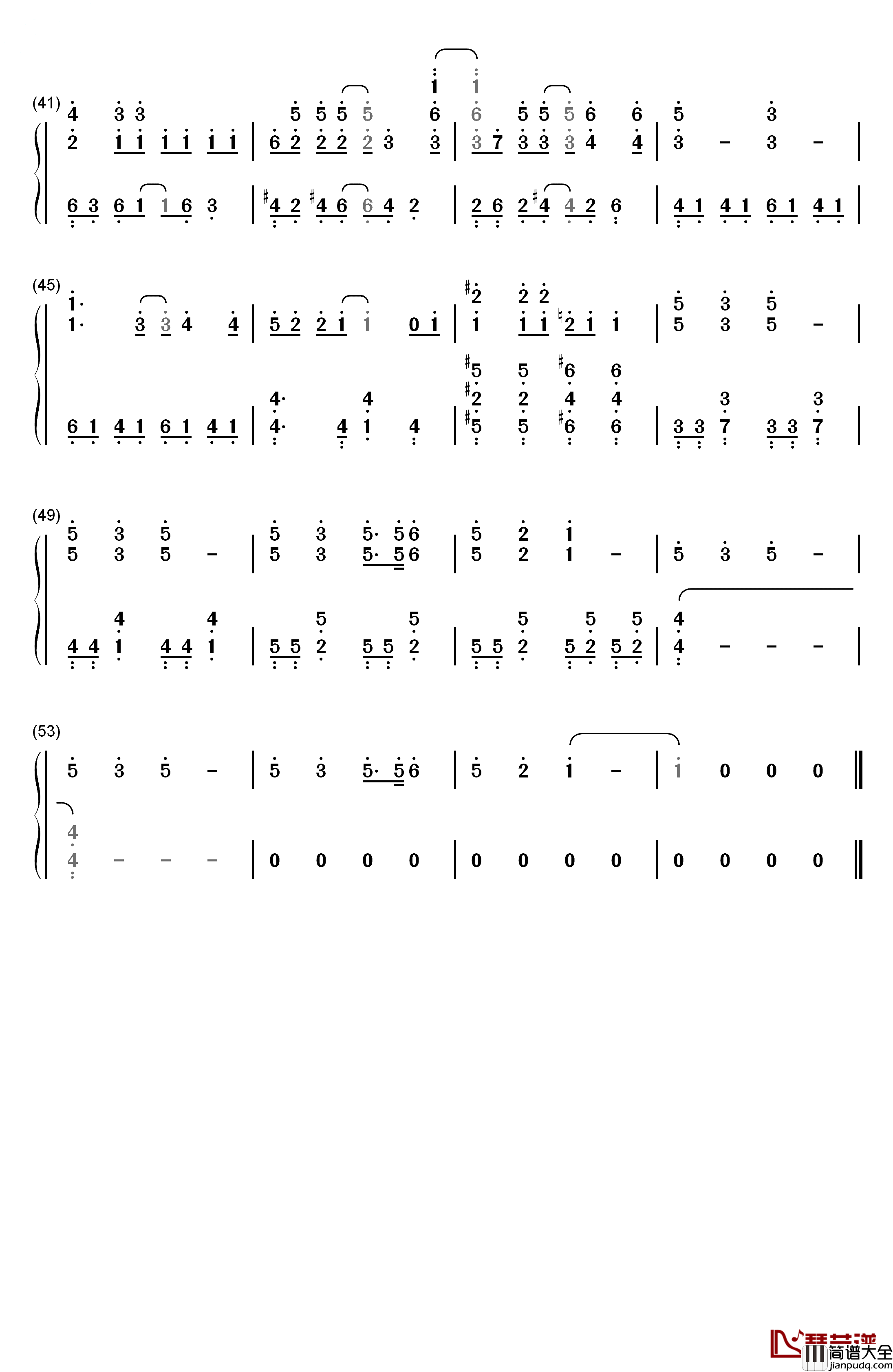 ドリーミージャーニー钢琴简谱_数字双手_the_peggies