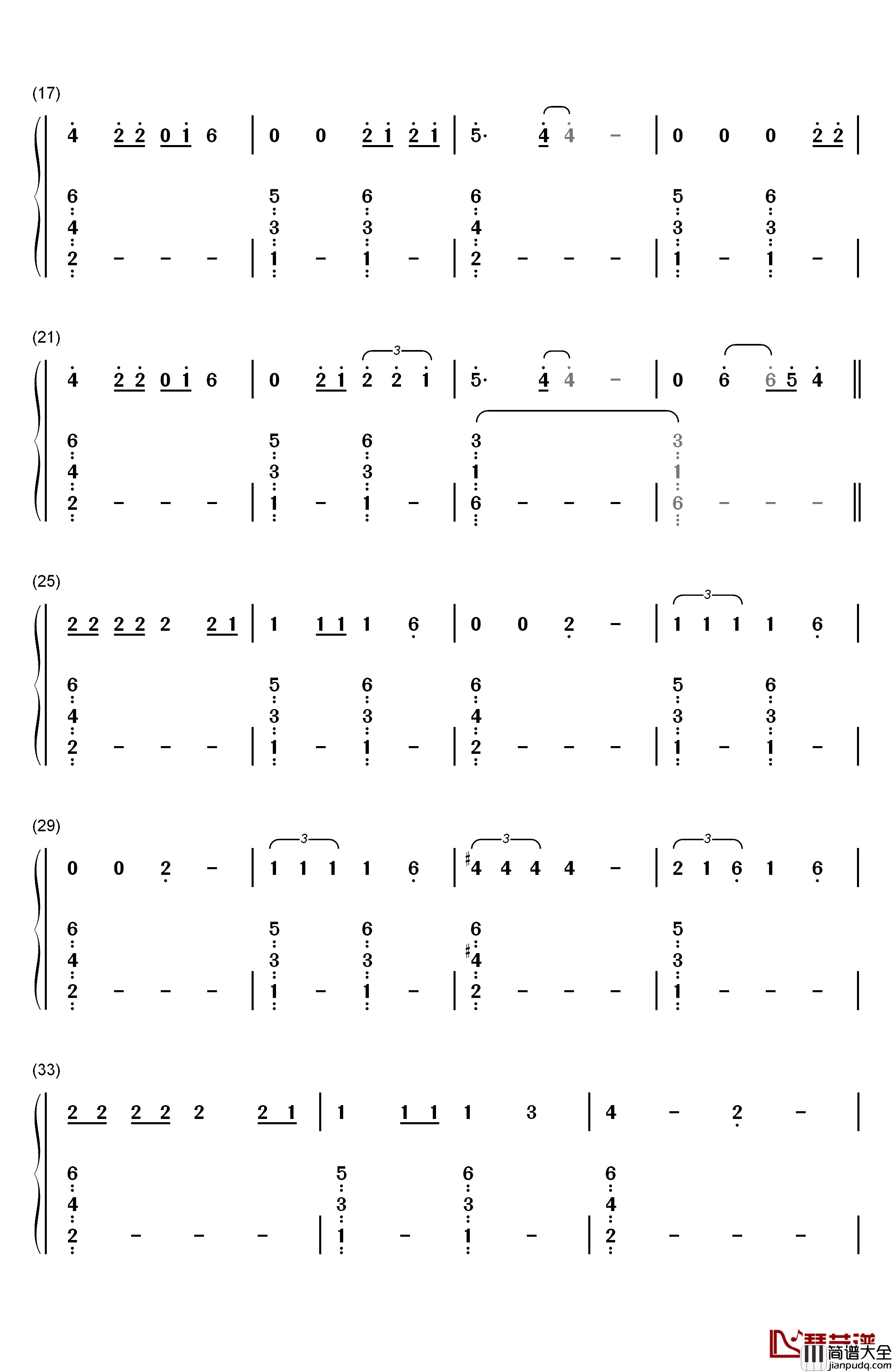 Swalla钢琴简谱_数字双手_Jason_Derulo