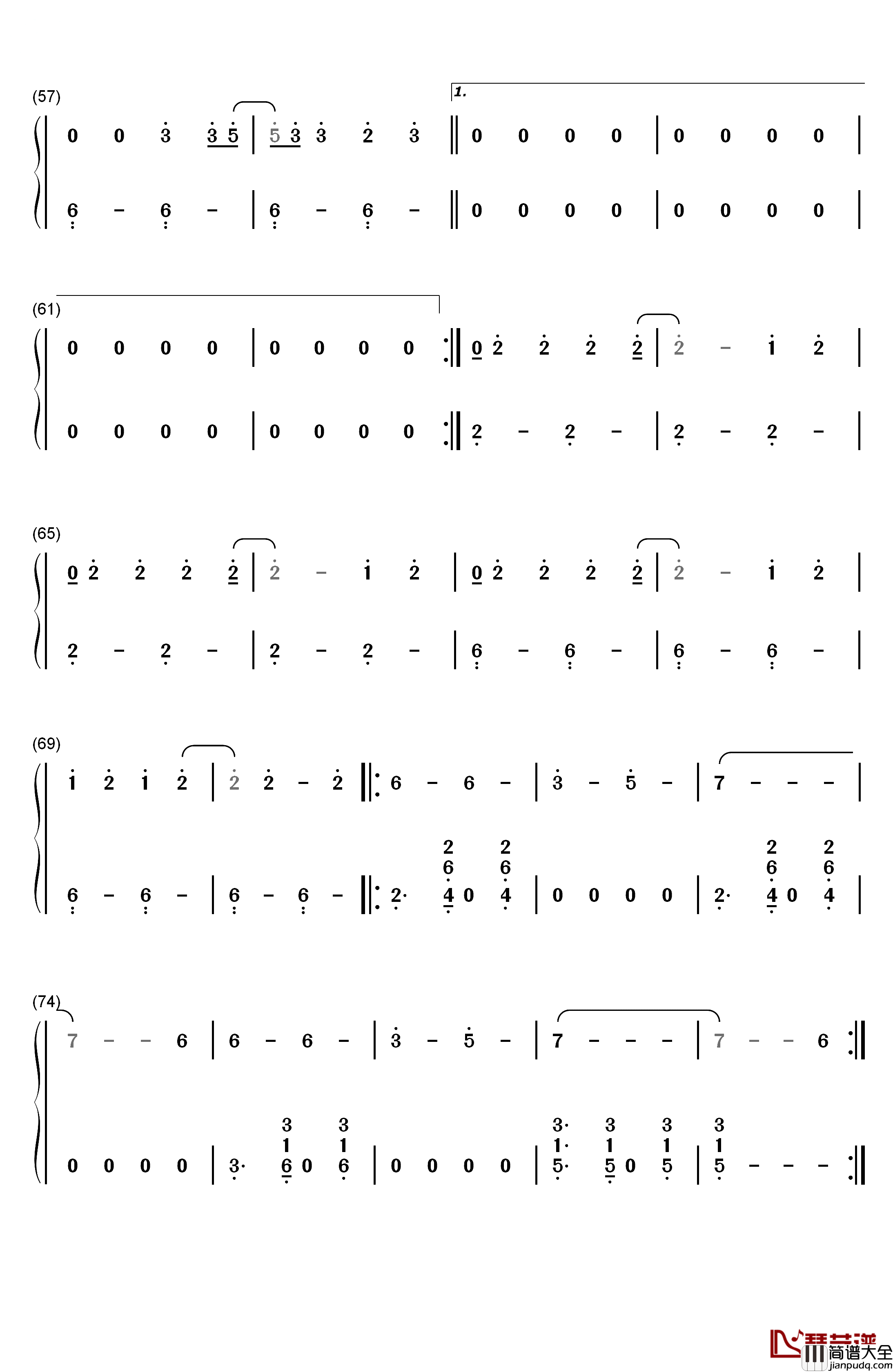 Chantaje钢琴简谱_数字双手_Shakira