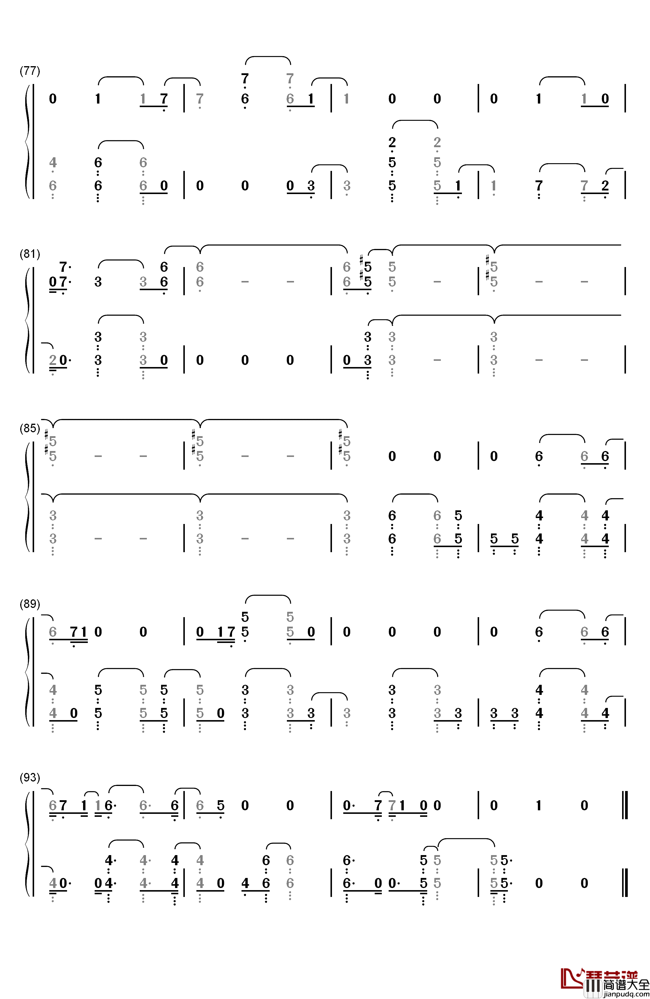 Beyond_My_Beloved_Horizon钢琴简谱_数字双手_Hans_Zimmer&Klaus_Badelt