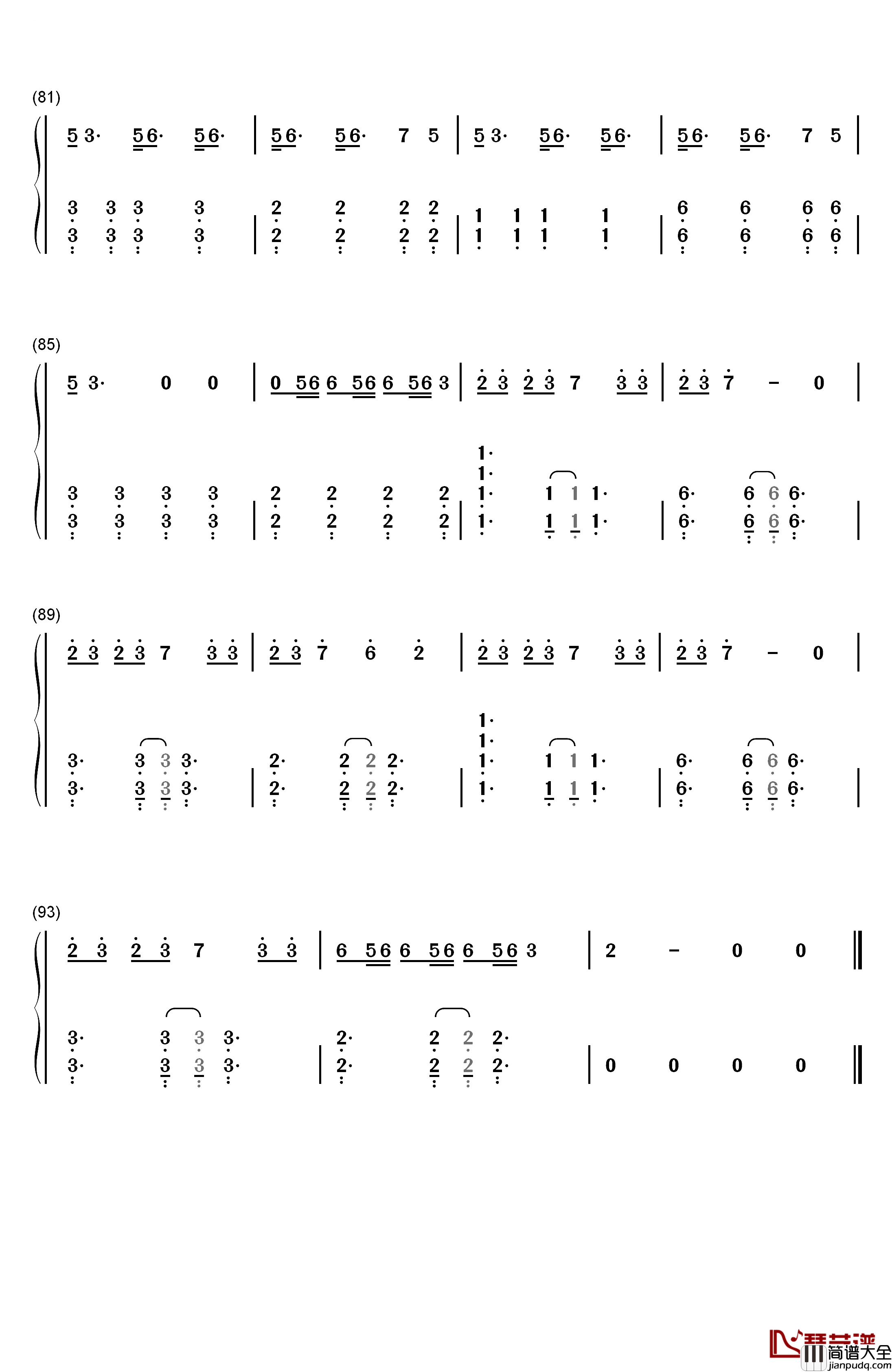 There_for_You钢琴简谱_数字双手_Martin_Garrix