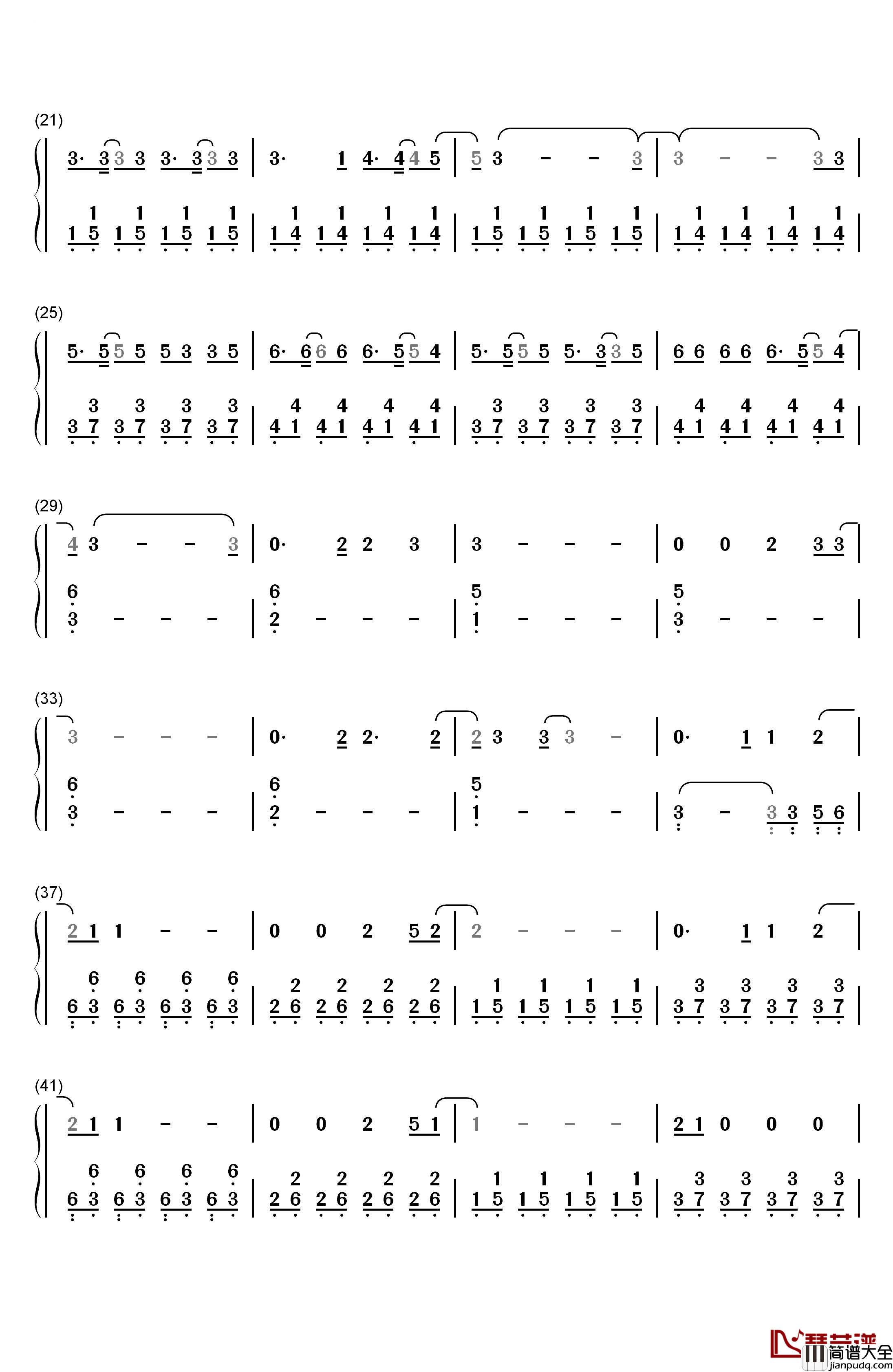 Malibu钢琴简谱_数字双手_Miley_Cyrus