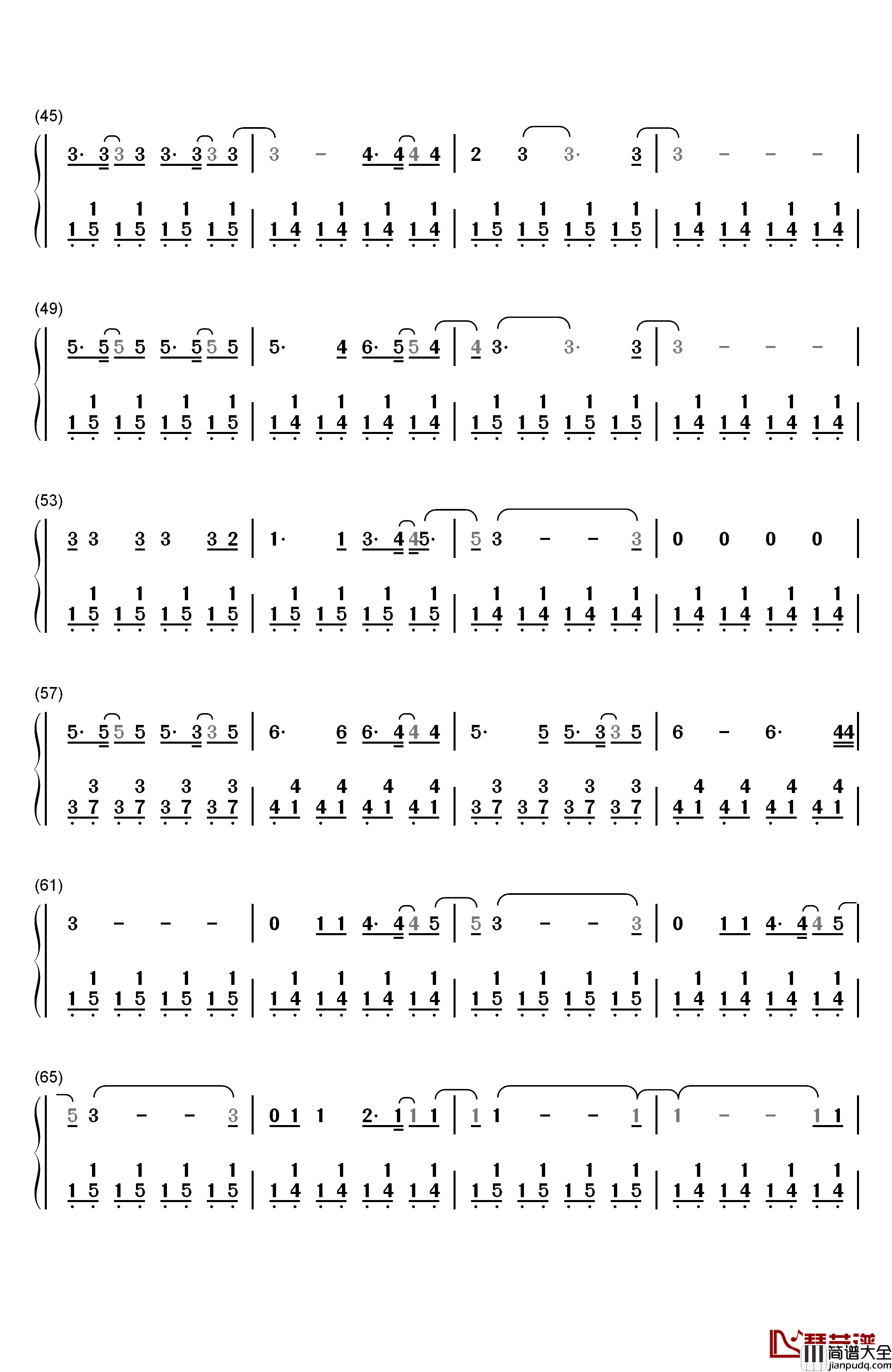 Malibu钢琴简谱_数字双手_Miley_Cyrus