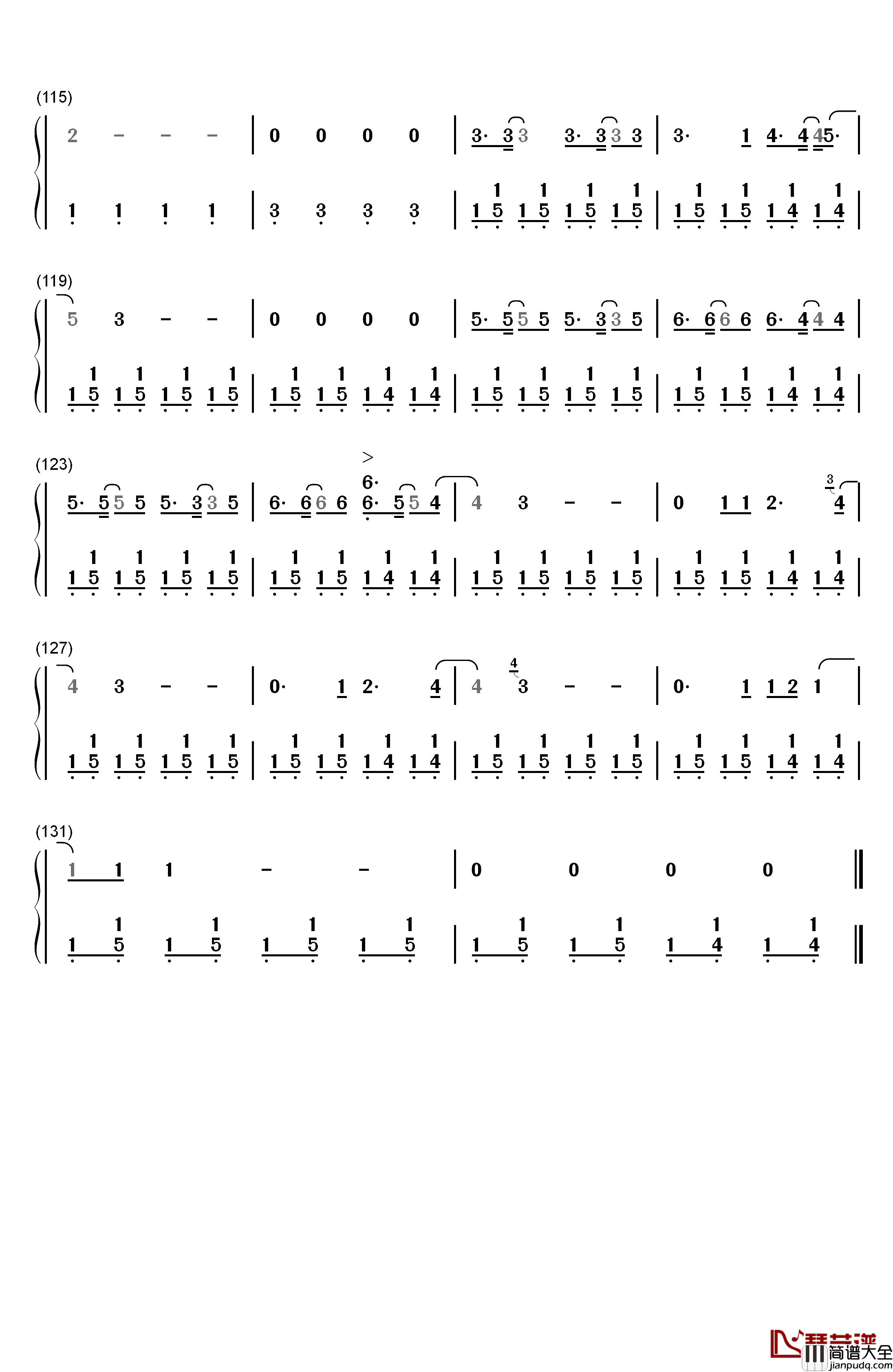 Malibu钢琴简谱_数字双手_Miley_Cyrus