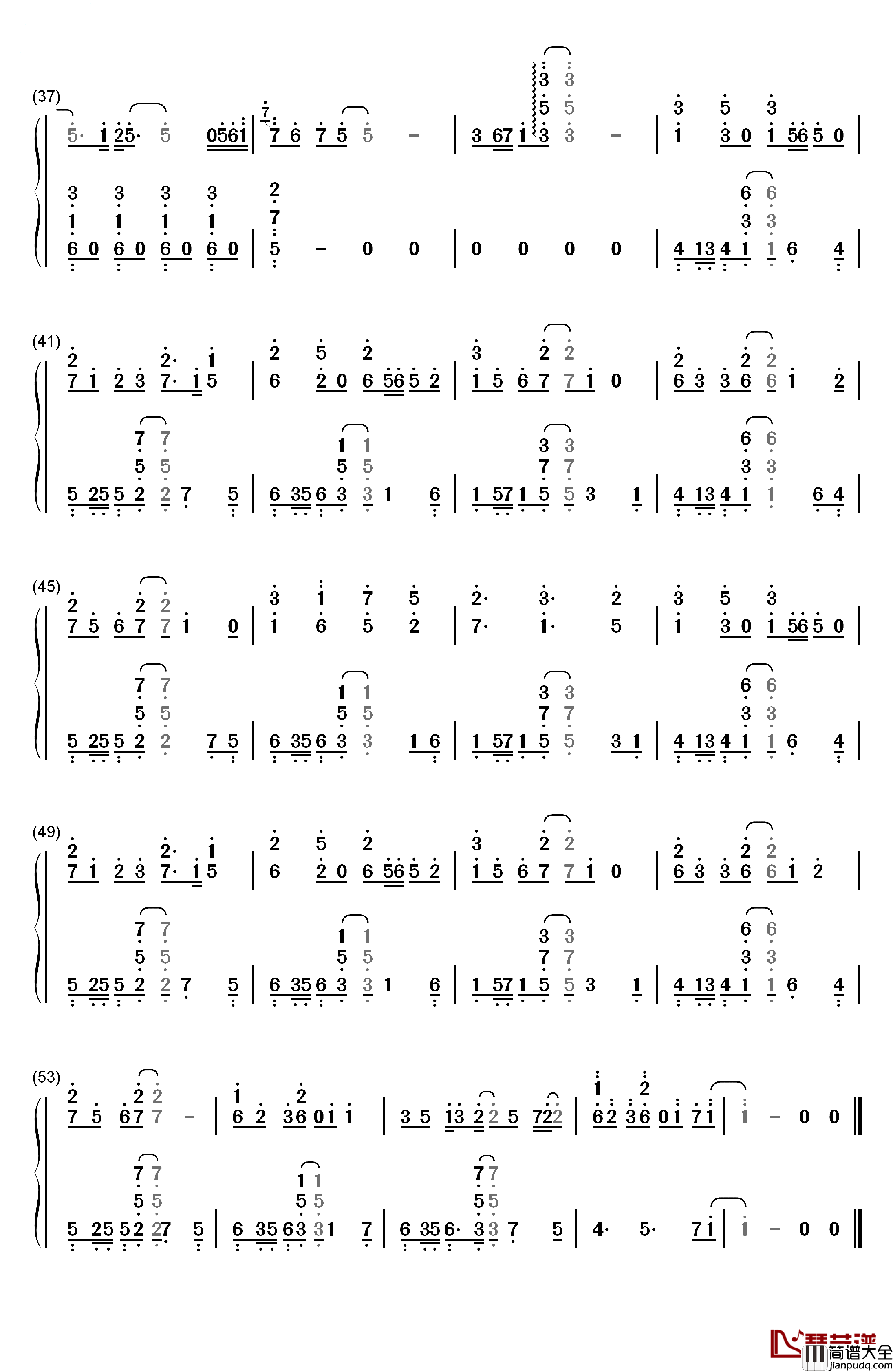 Room钢琴简谱_数字双手_初音ミク