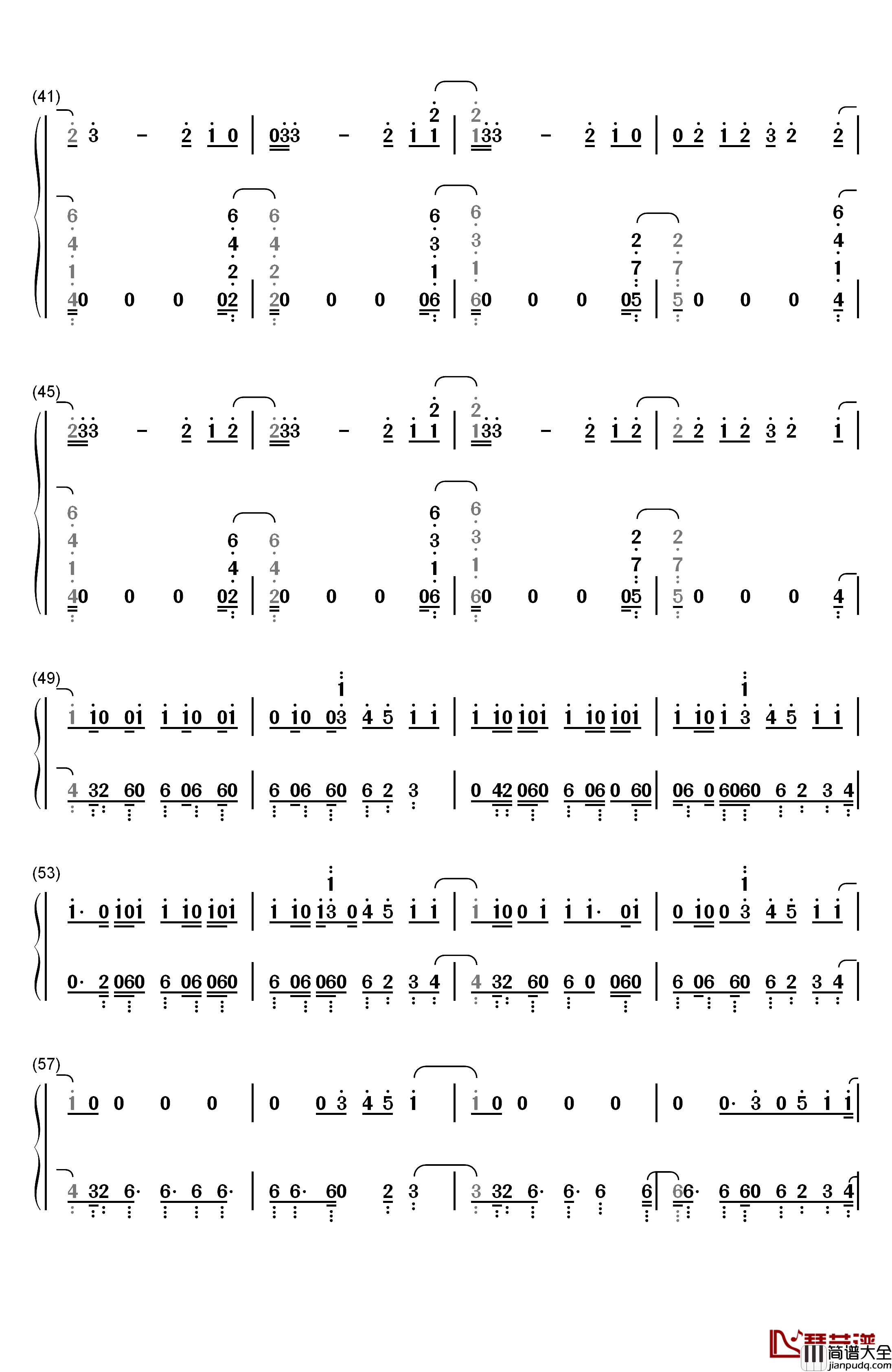 Switch钢琴简谱_数字双手_Iggy_Azalea_Ft_Anitta