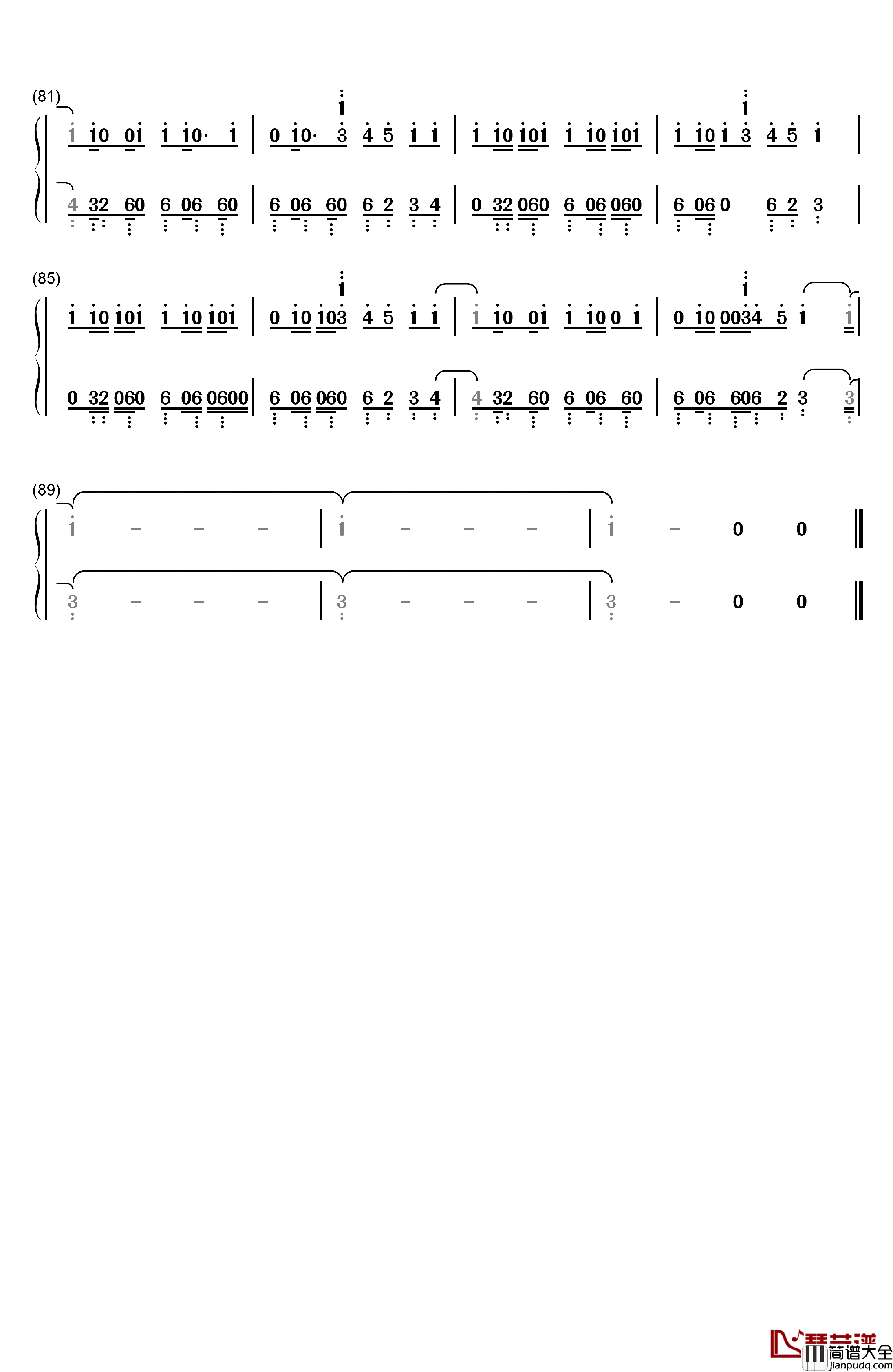 Switch钢琴简谱_数字双手_Iggy_Azalea_Ft_Anitta