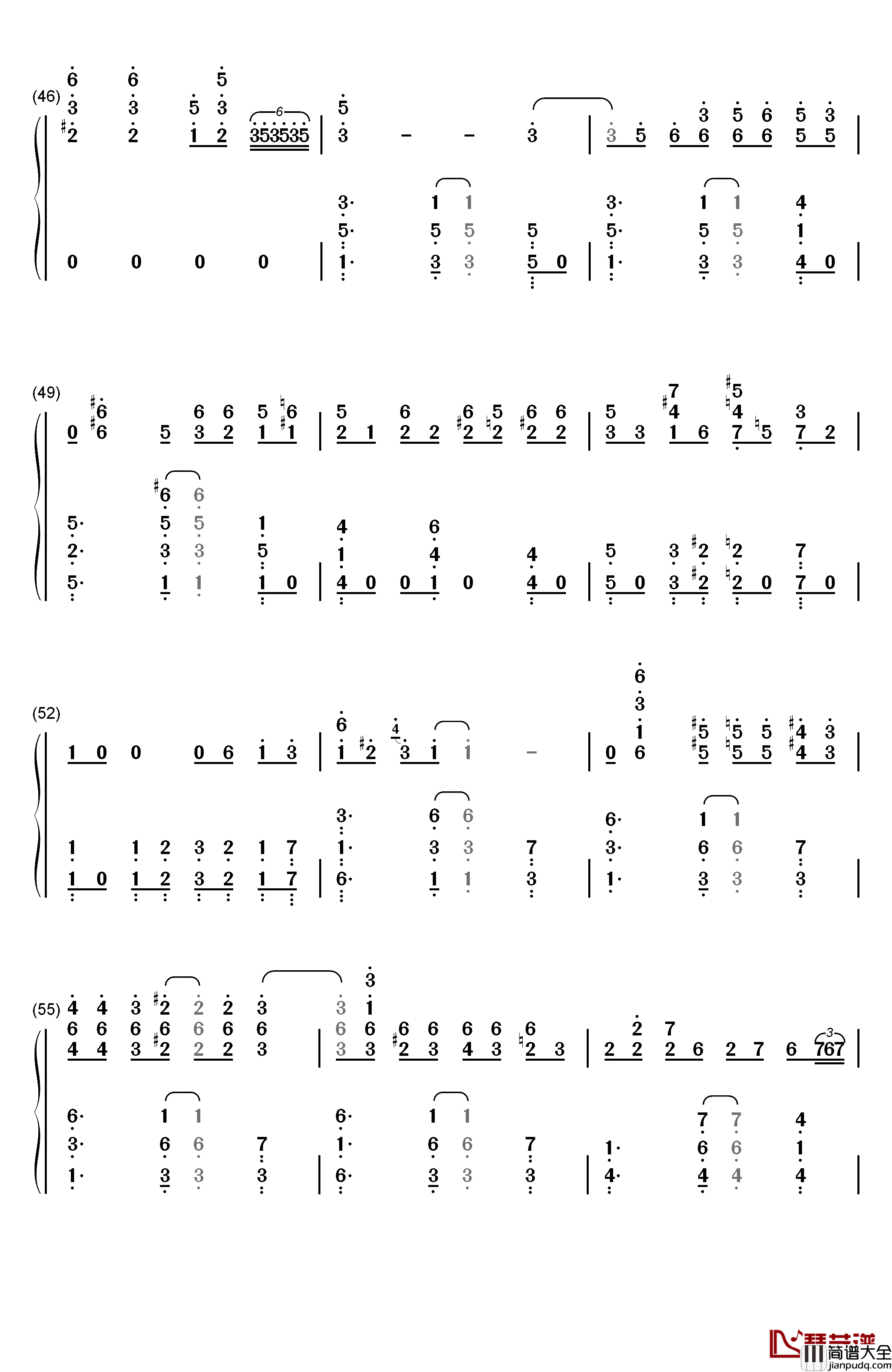 The_Crave钢琴简谱_数字双手_杰利·罗尔·莫顿__Jelly_Roll_Morton